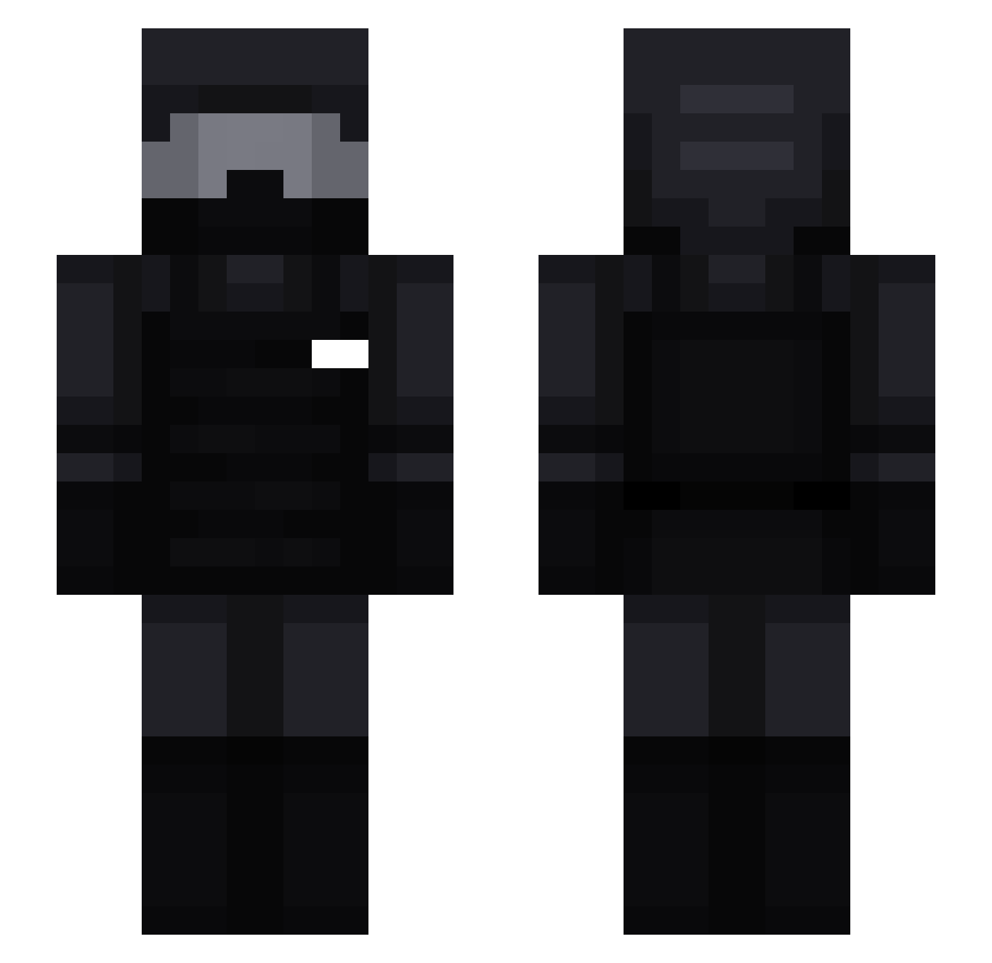 _F1lipek Minecraft skin, front and back view