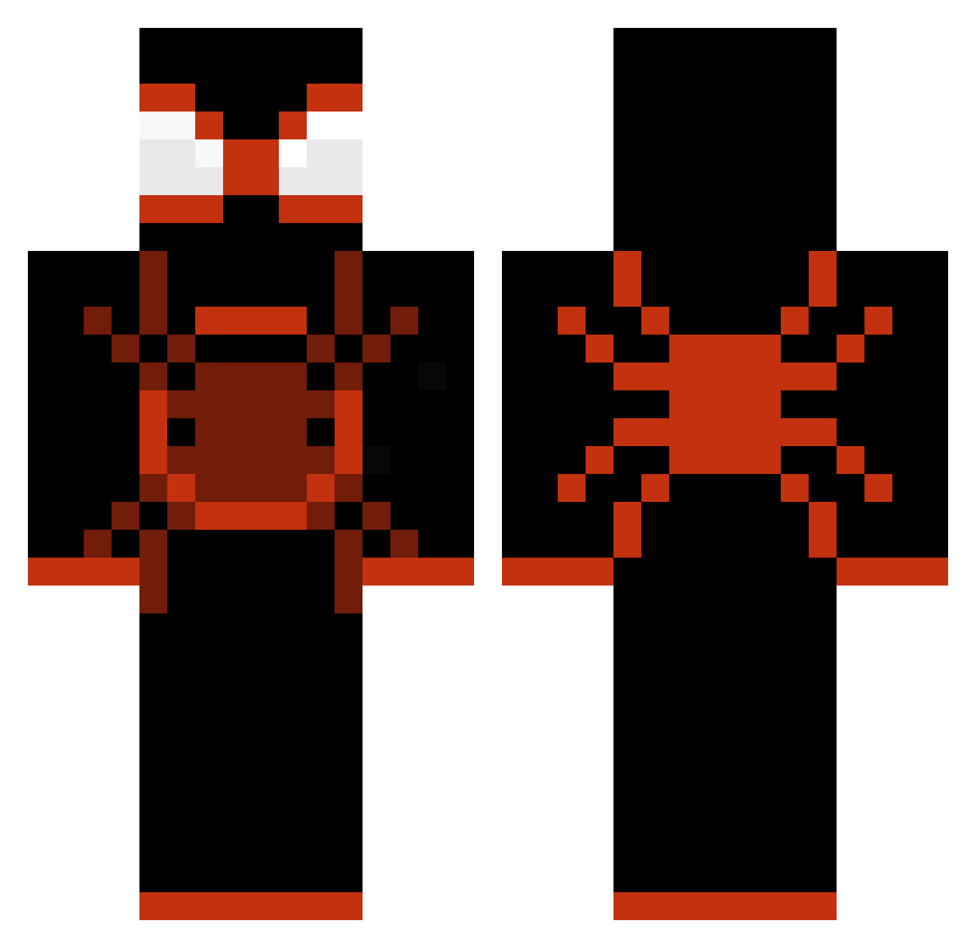 drlowiee Minecraft skin, front and back view