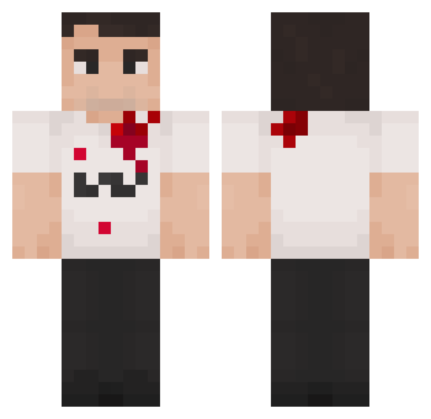dr_shrook Minecraft skin, front and back view