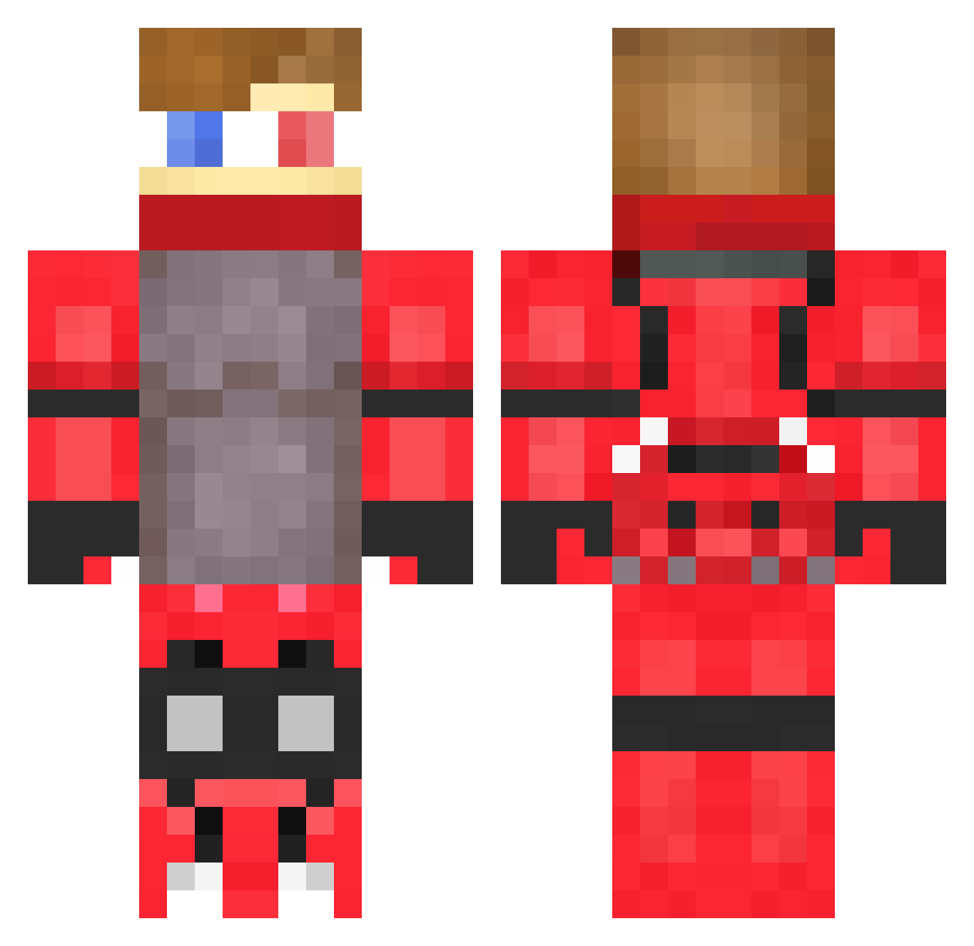 Cres32_ Minecraft skin, front and back view