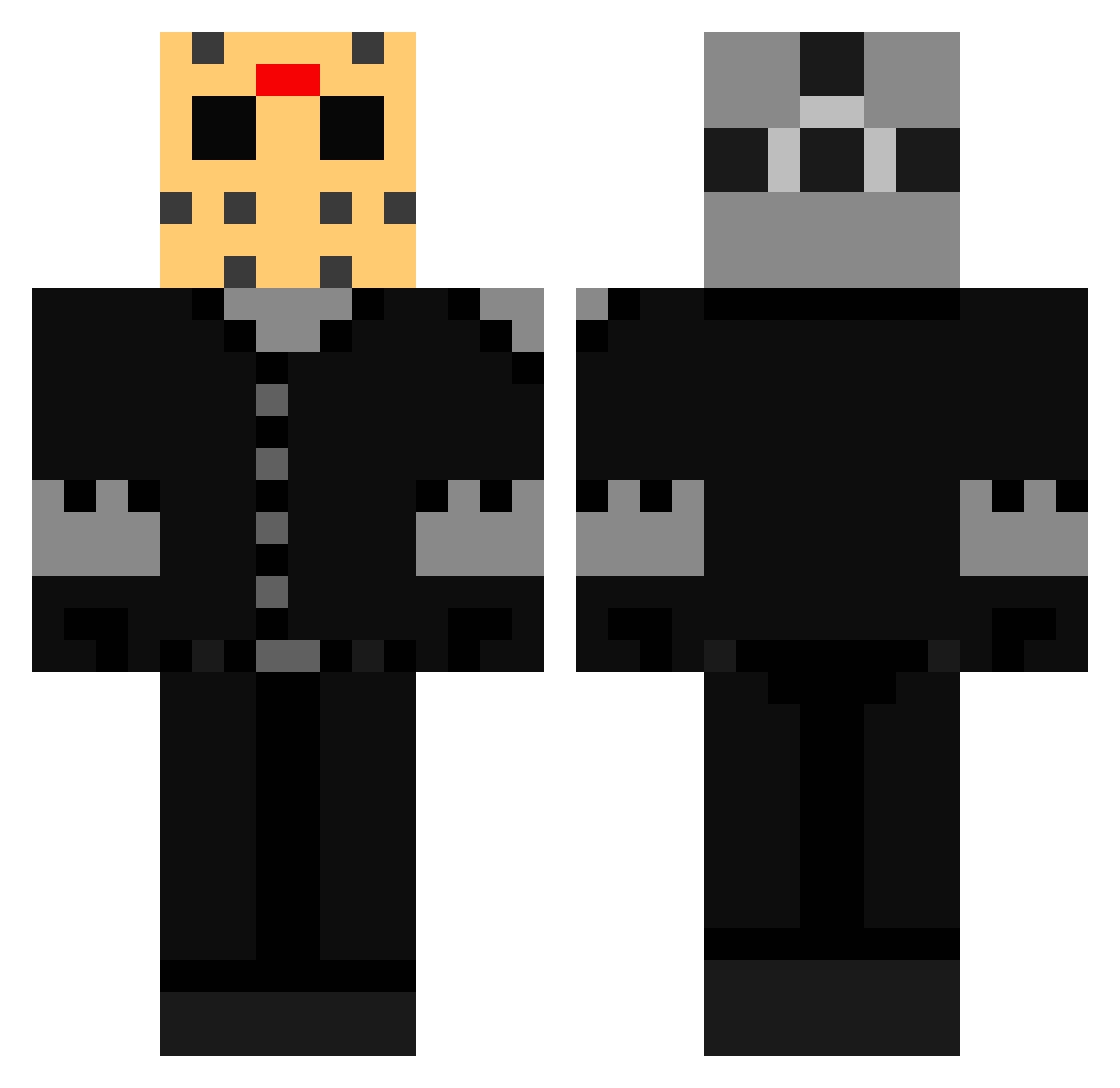 Breezy__ Minecraft skin, front and back view