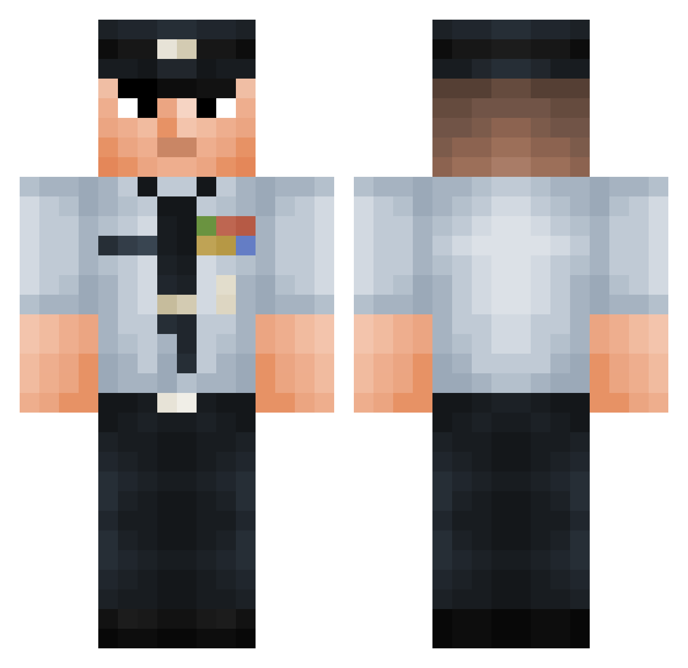 TheOGMILK_DUD Minecraft skin, front and back view