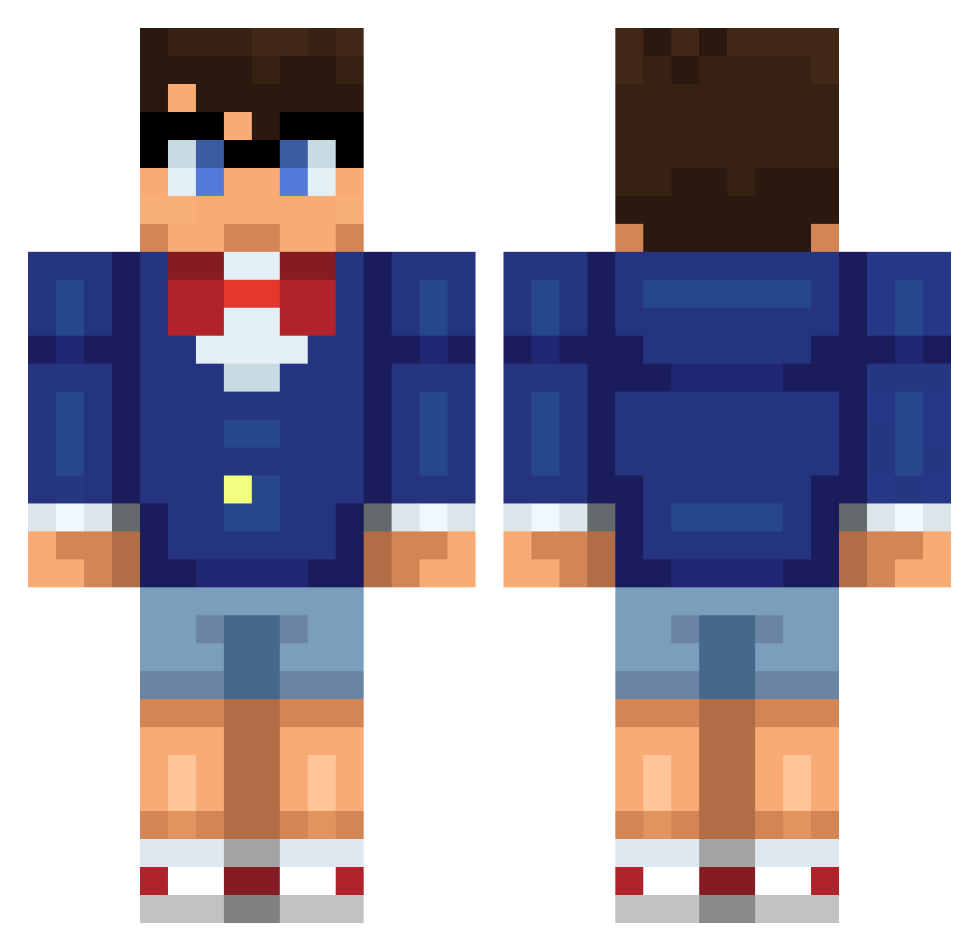 ce_staaaaaa Minecraft skin, front and back view