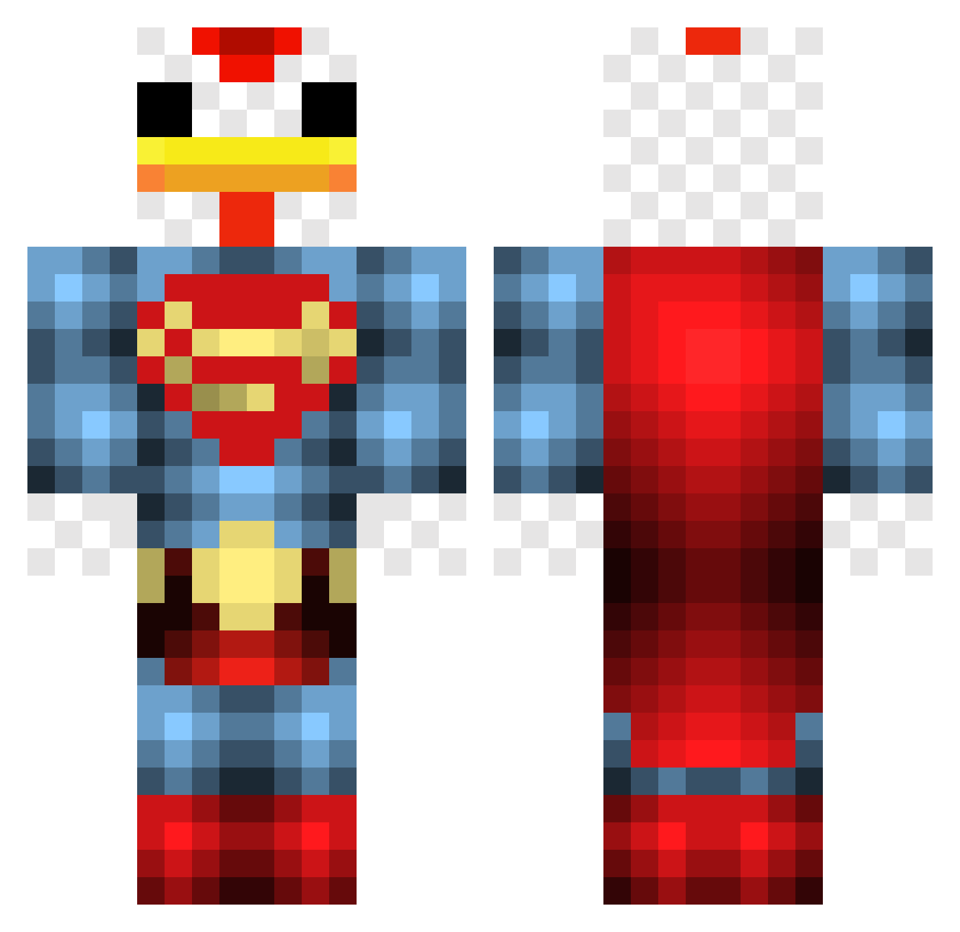 Dr_Bong_Rips420 Minecraft skin, front and back view