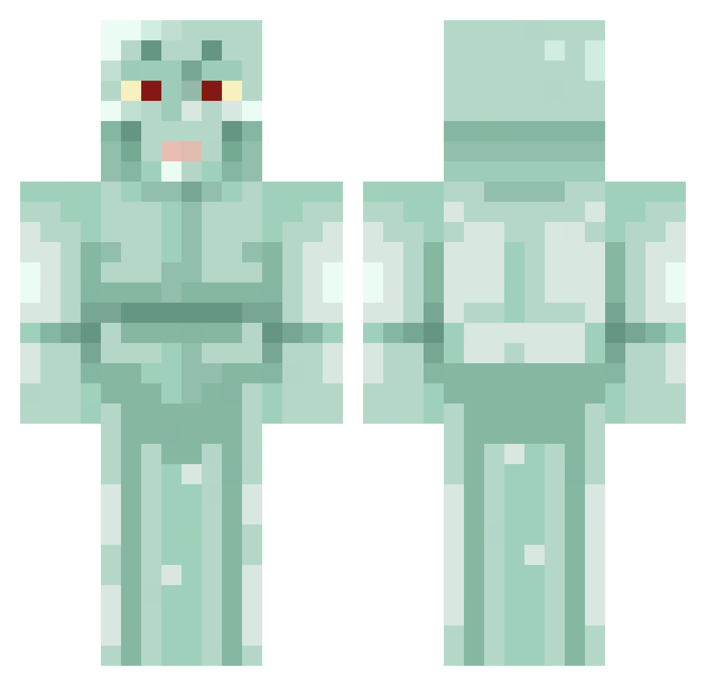 Filiposs1117 Minecraft skin, front and back view