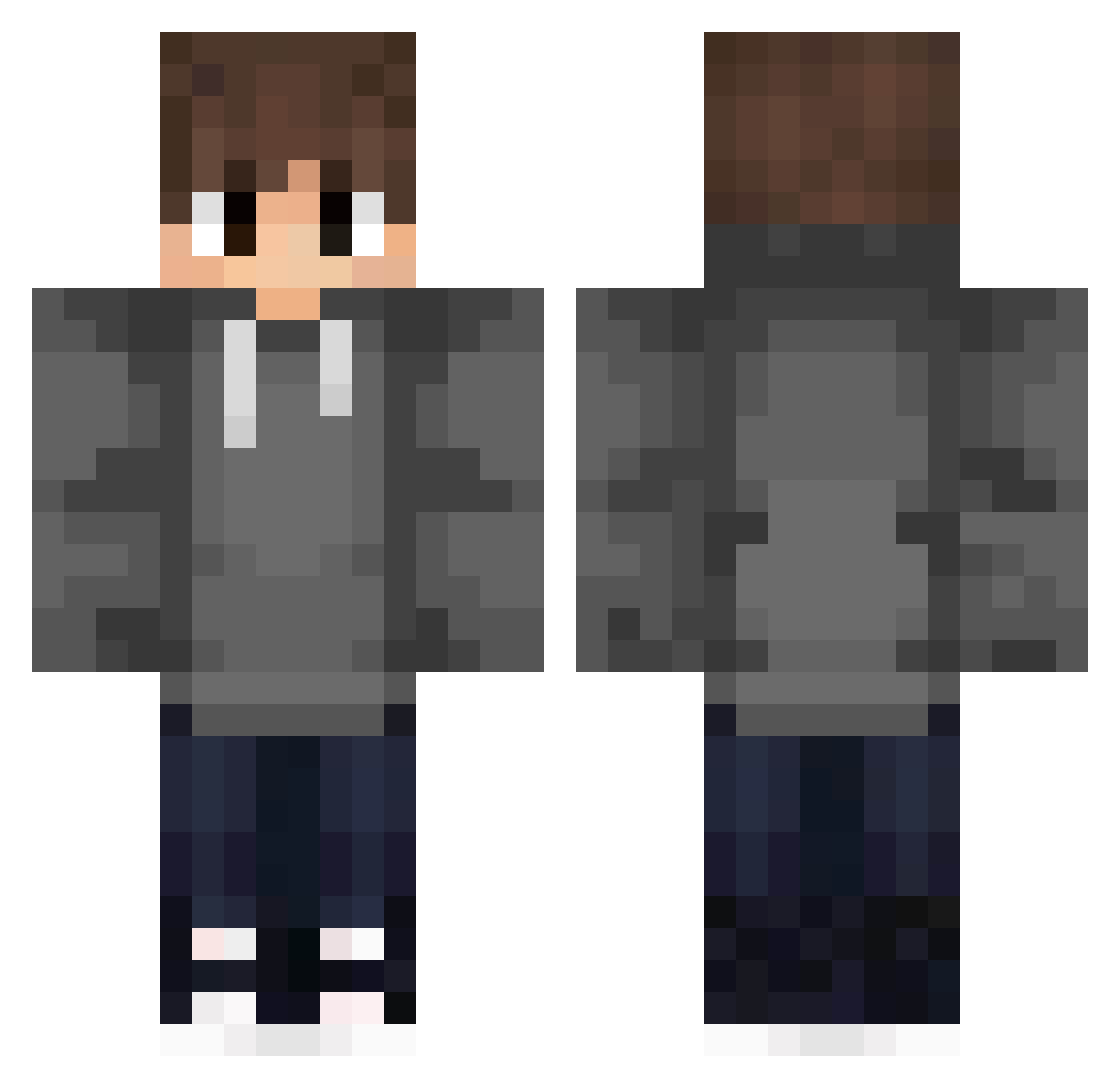 09Konsti Minecraft skin, front and back view