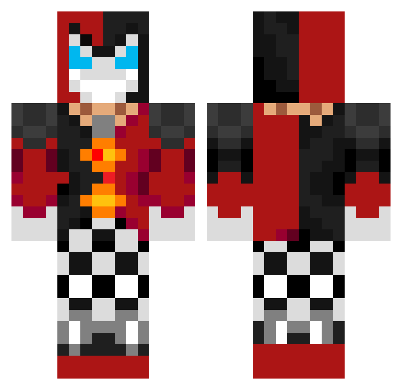 jowley_dax_igor Minecraft skin, front and back view