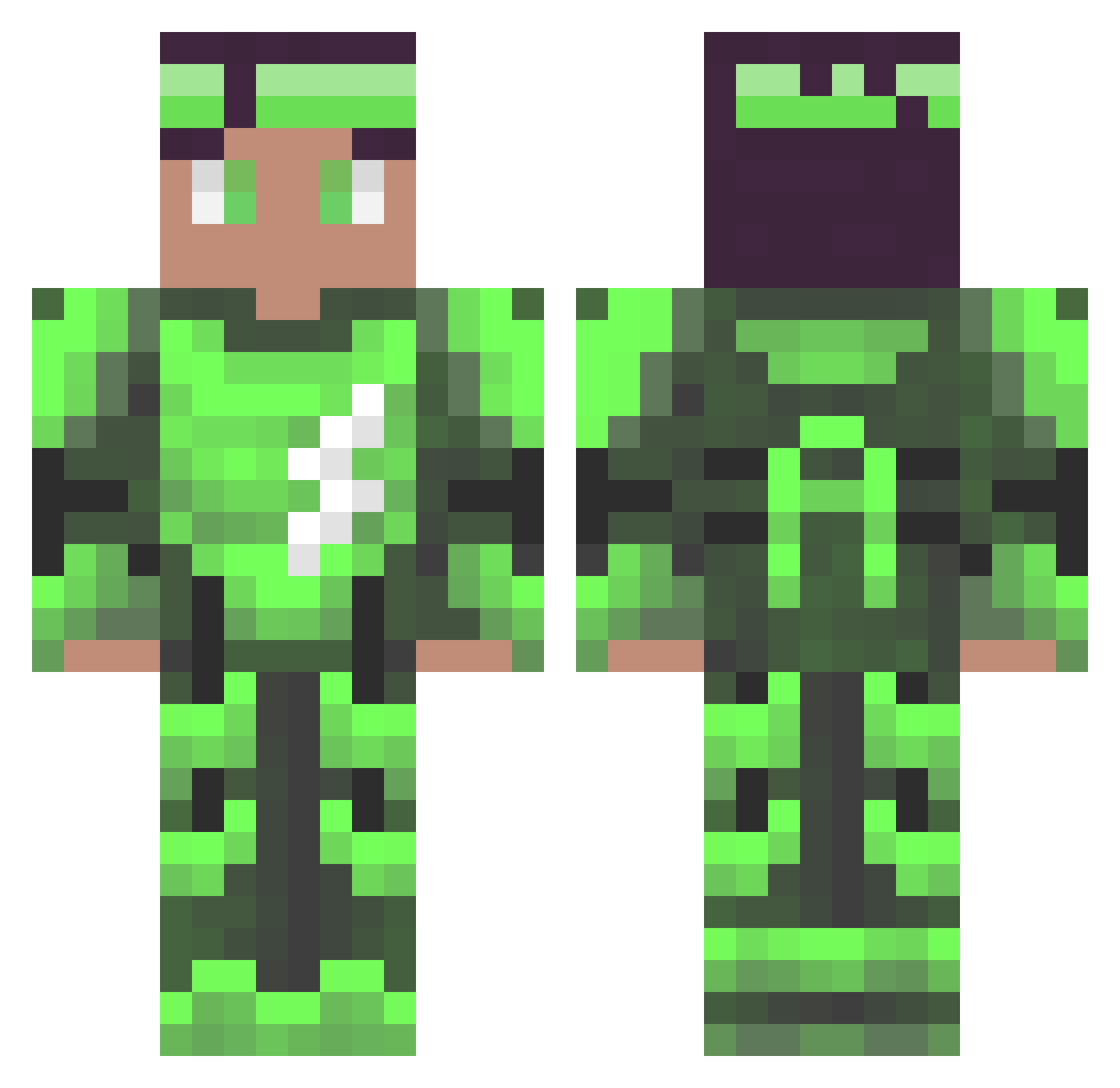 Rafaeelkjj_ Minecraft skin, front and back view