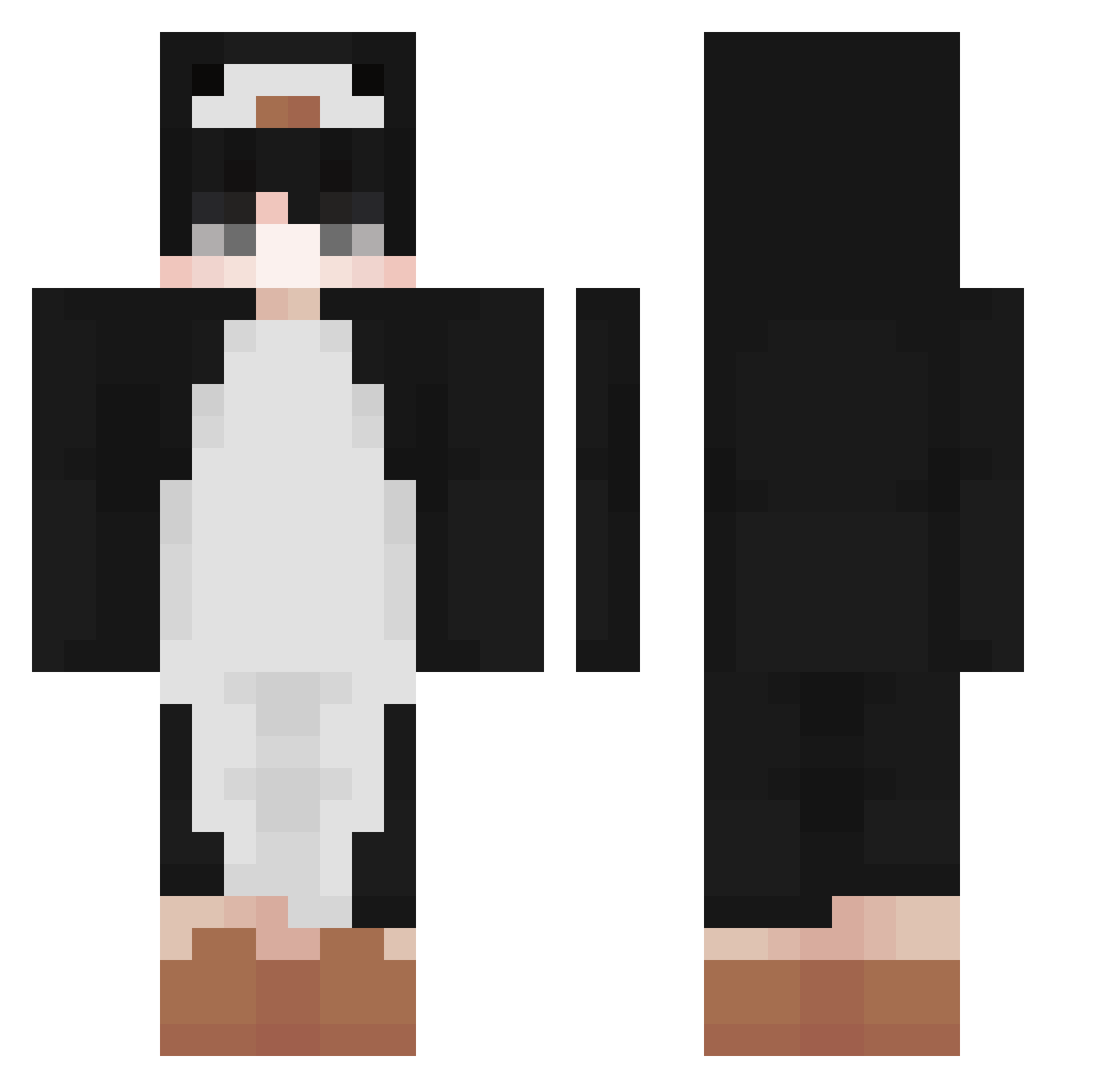 SENGMWUNG Minecraft skin, front and back view