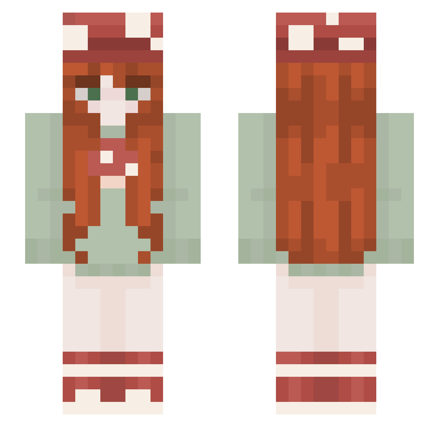 anafor__ Minecraft skin, front and back view