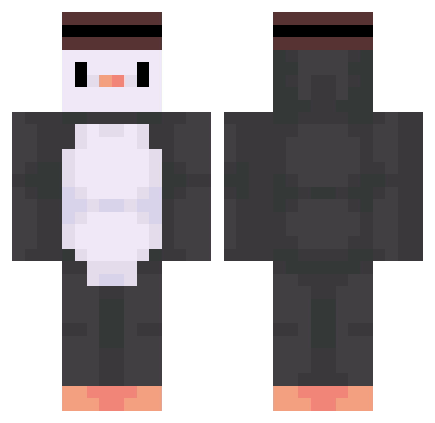 soolytg Minecraft skin, front and back view