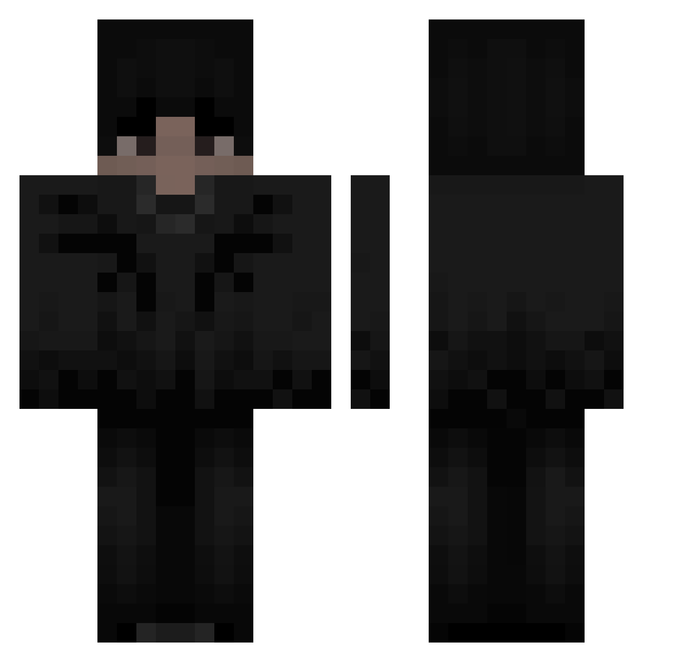 MoonDeity_ Minecraft skin, front and back view