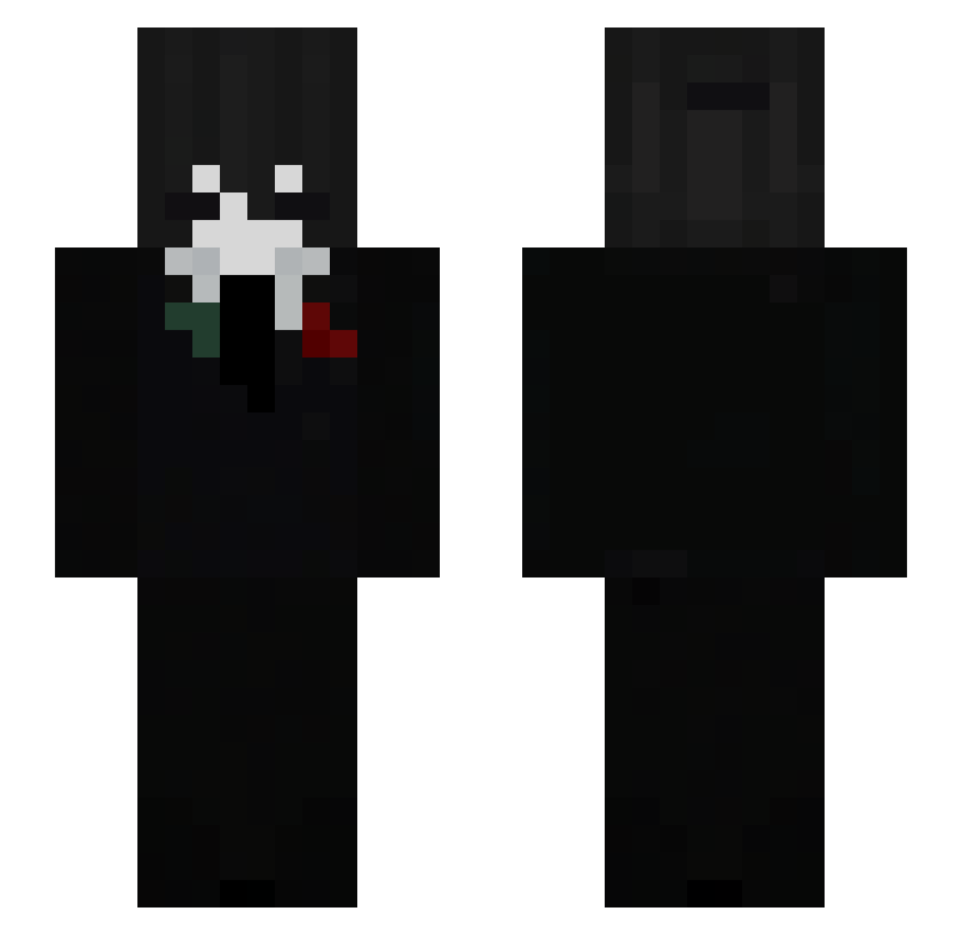 7cav Minecraft skin, front and back view