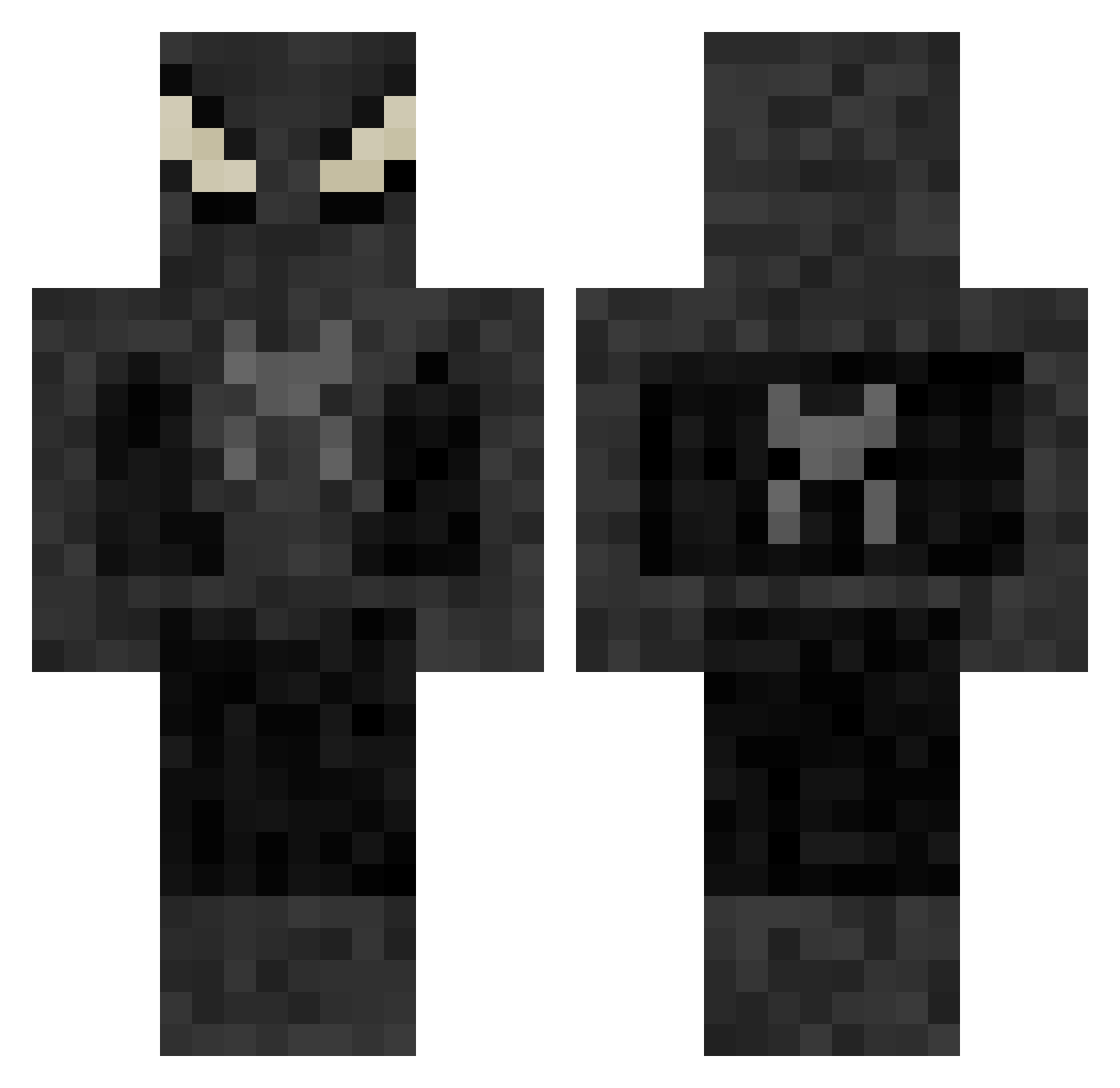 wallacy023 Minecraft skin, front and back view