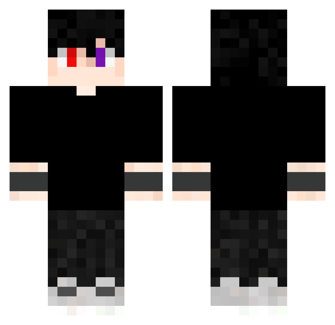murilosslira Minecraft skin, front and back view