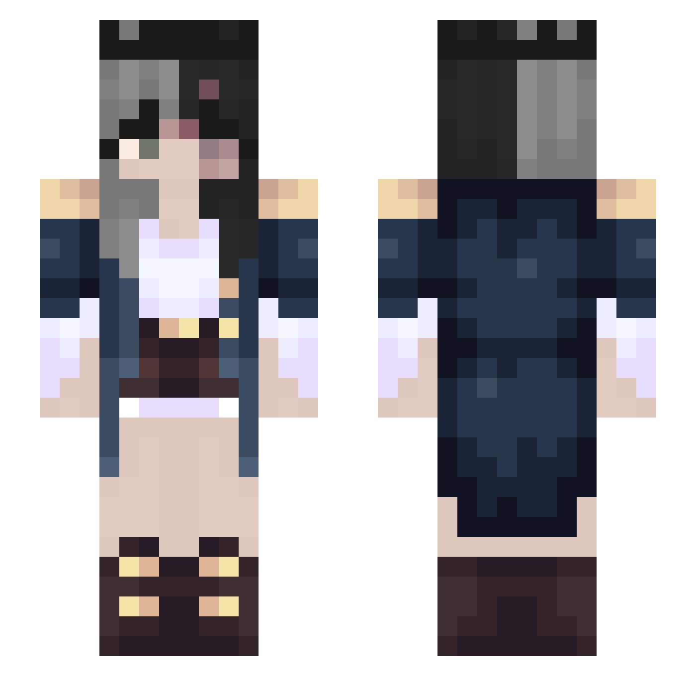 Shmur_ Minecraft skin, front and back view