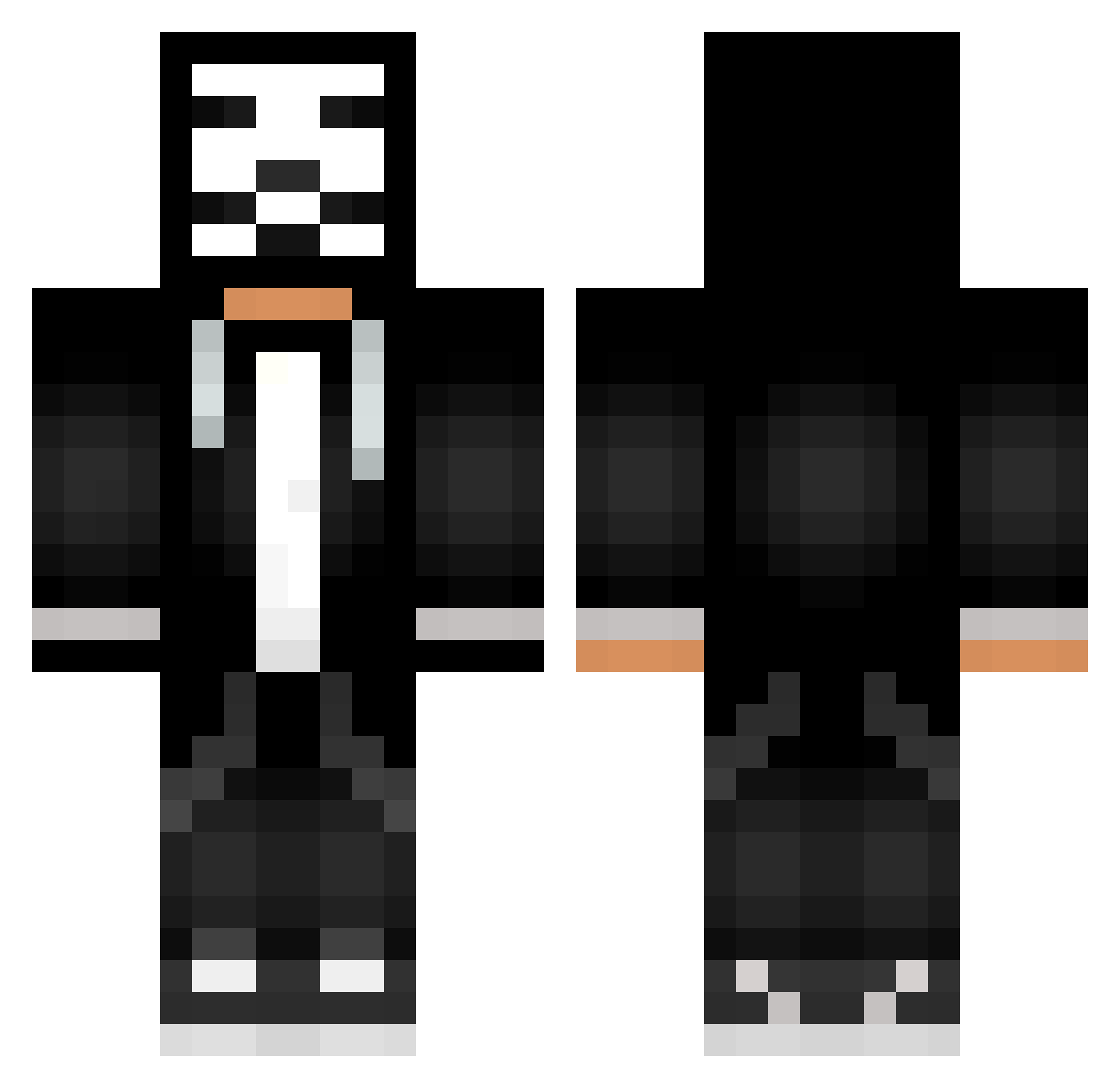 Arthurmatheus091 Minecraft skin, front and back view