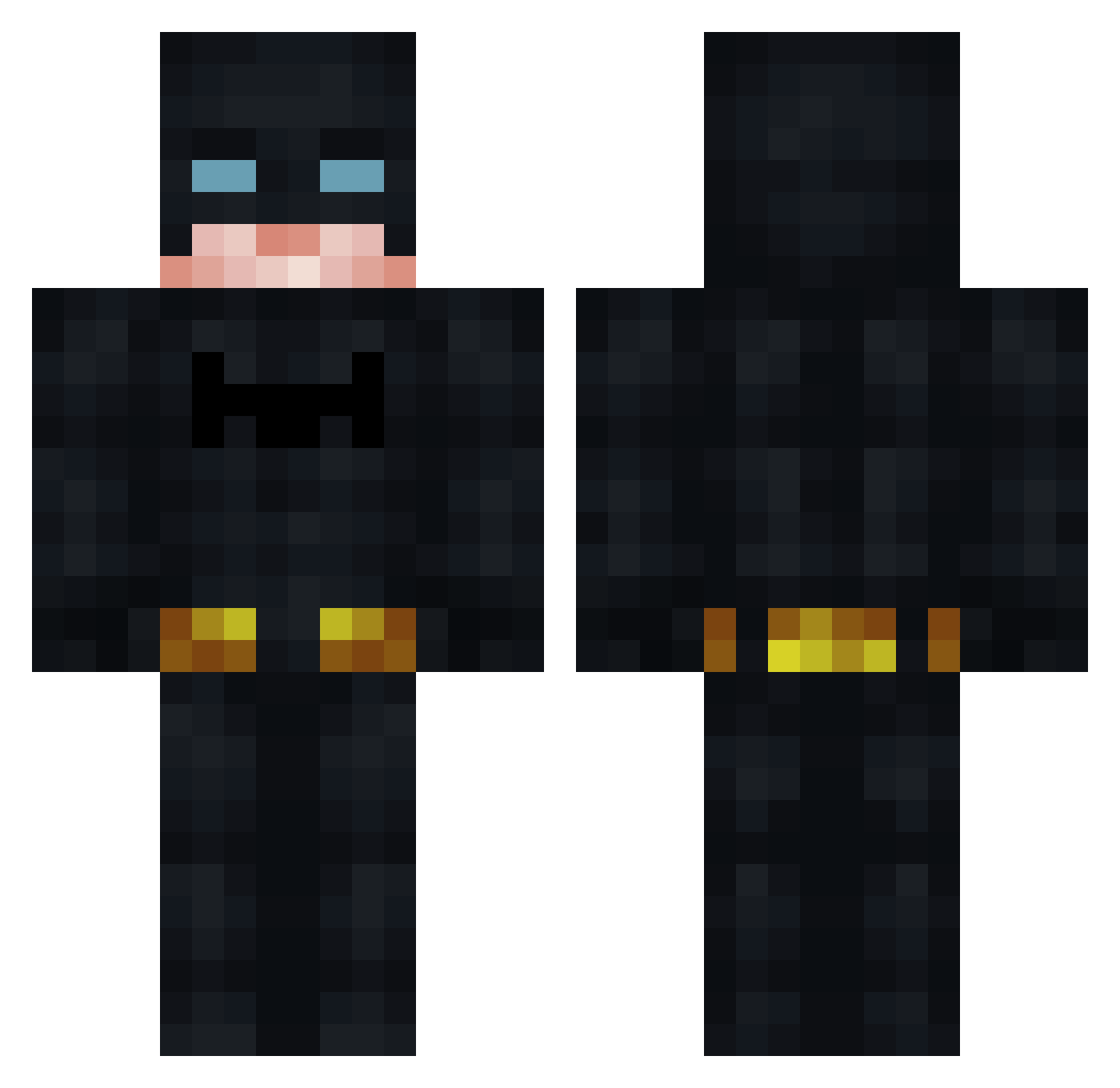 velenaa Minecraft skin, front and back view