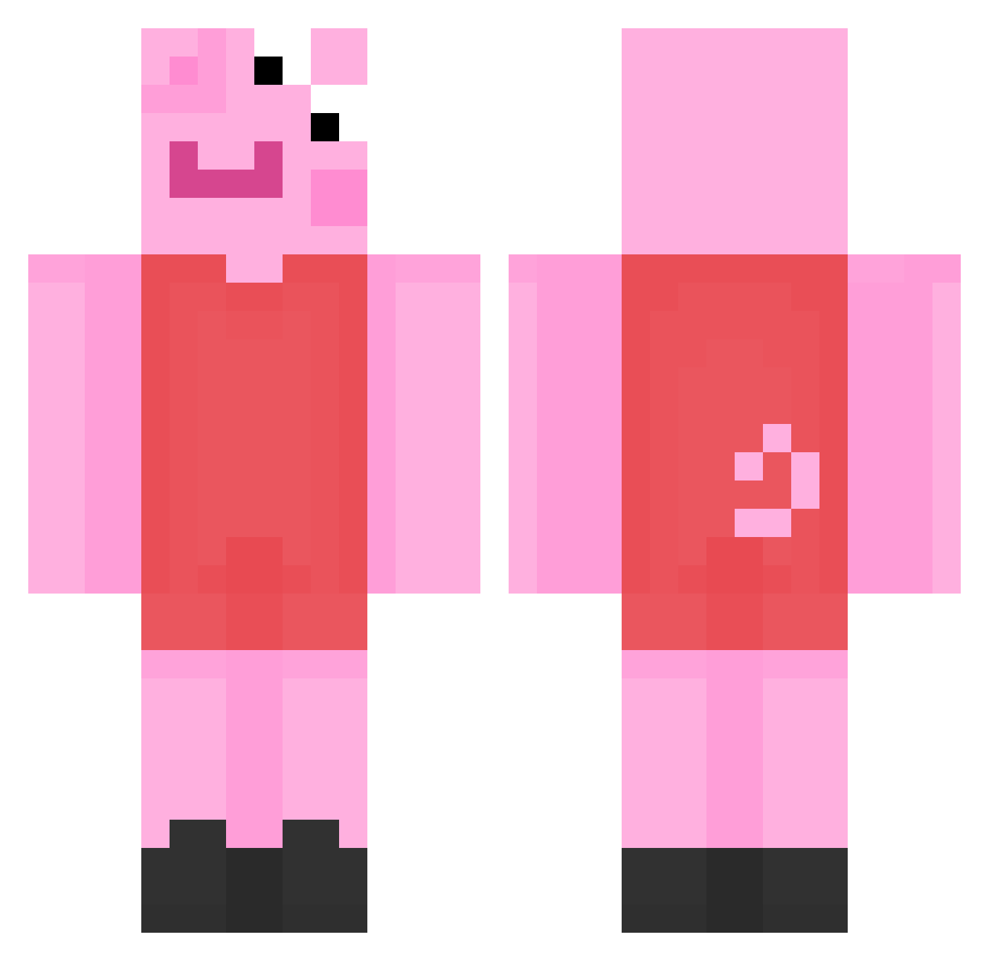 zizon_doosik Minecraft skin, front and back view