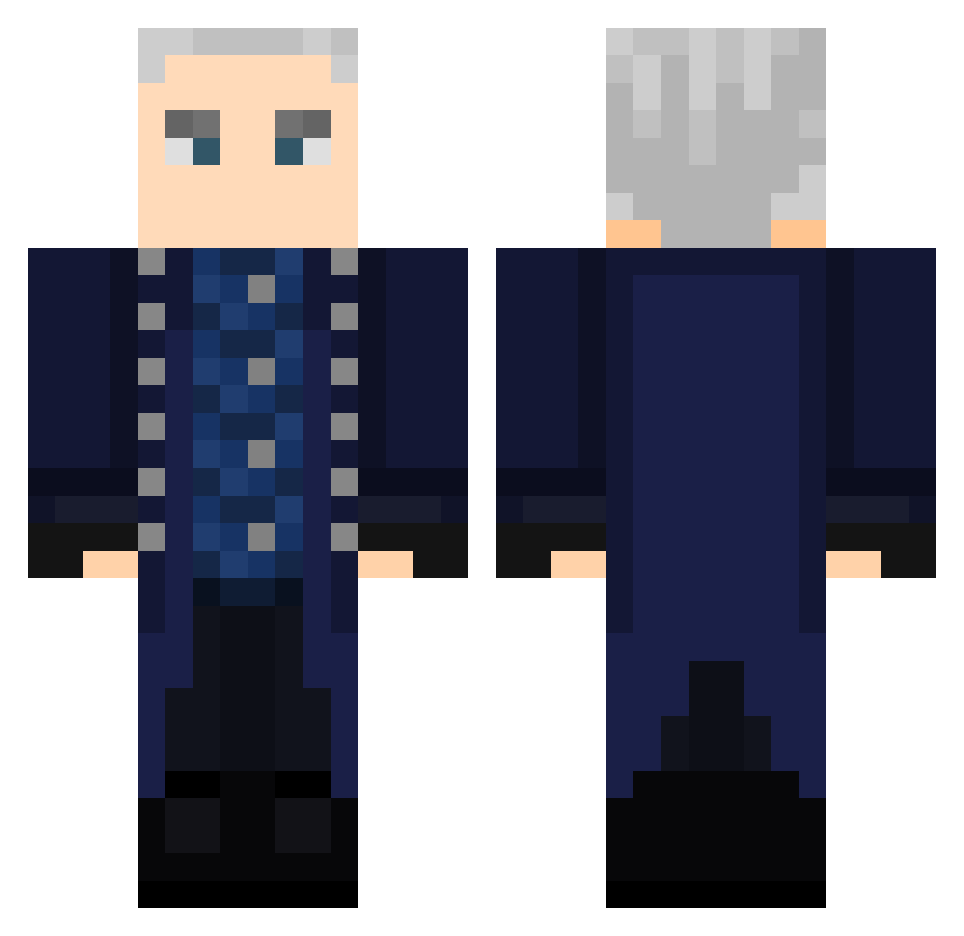 kkoskivi Minecraft skin, front and back view