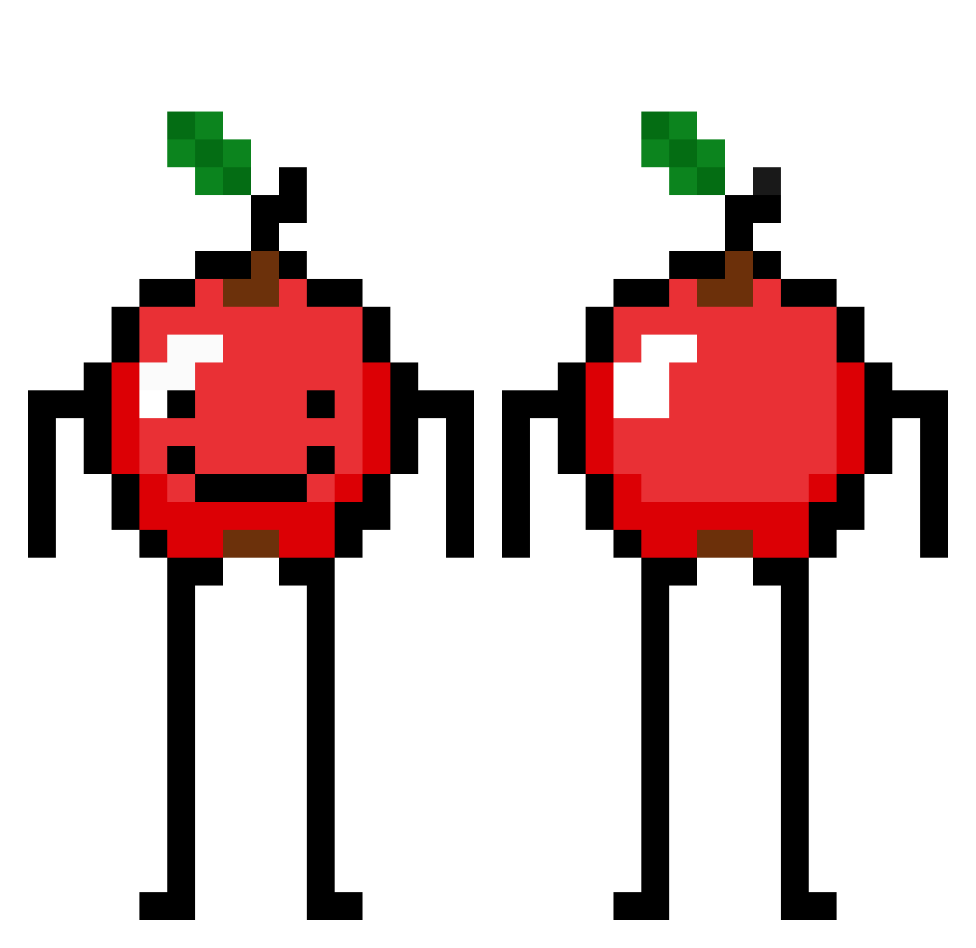 jantyE Minecraft skin, front and back view