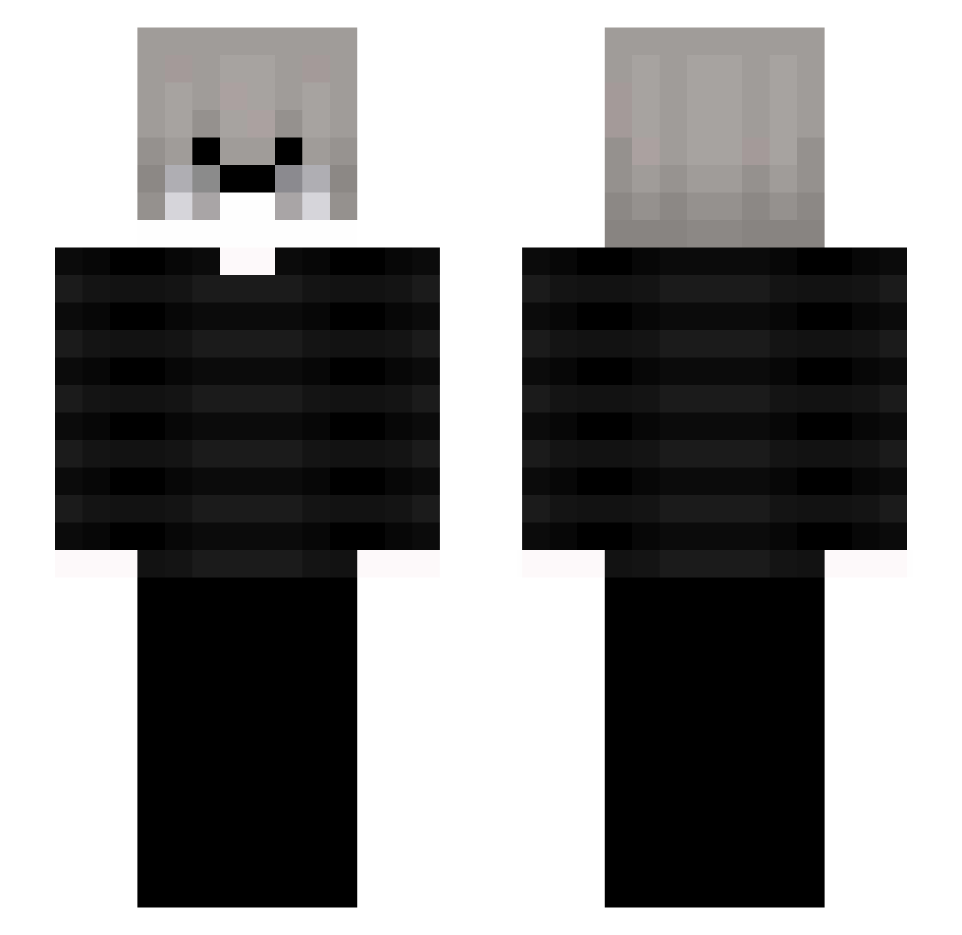 lolmasterofmoney Minecraft skin, front and back view
