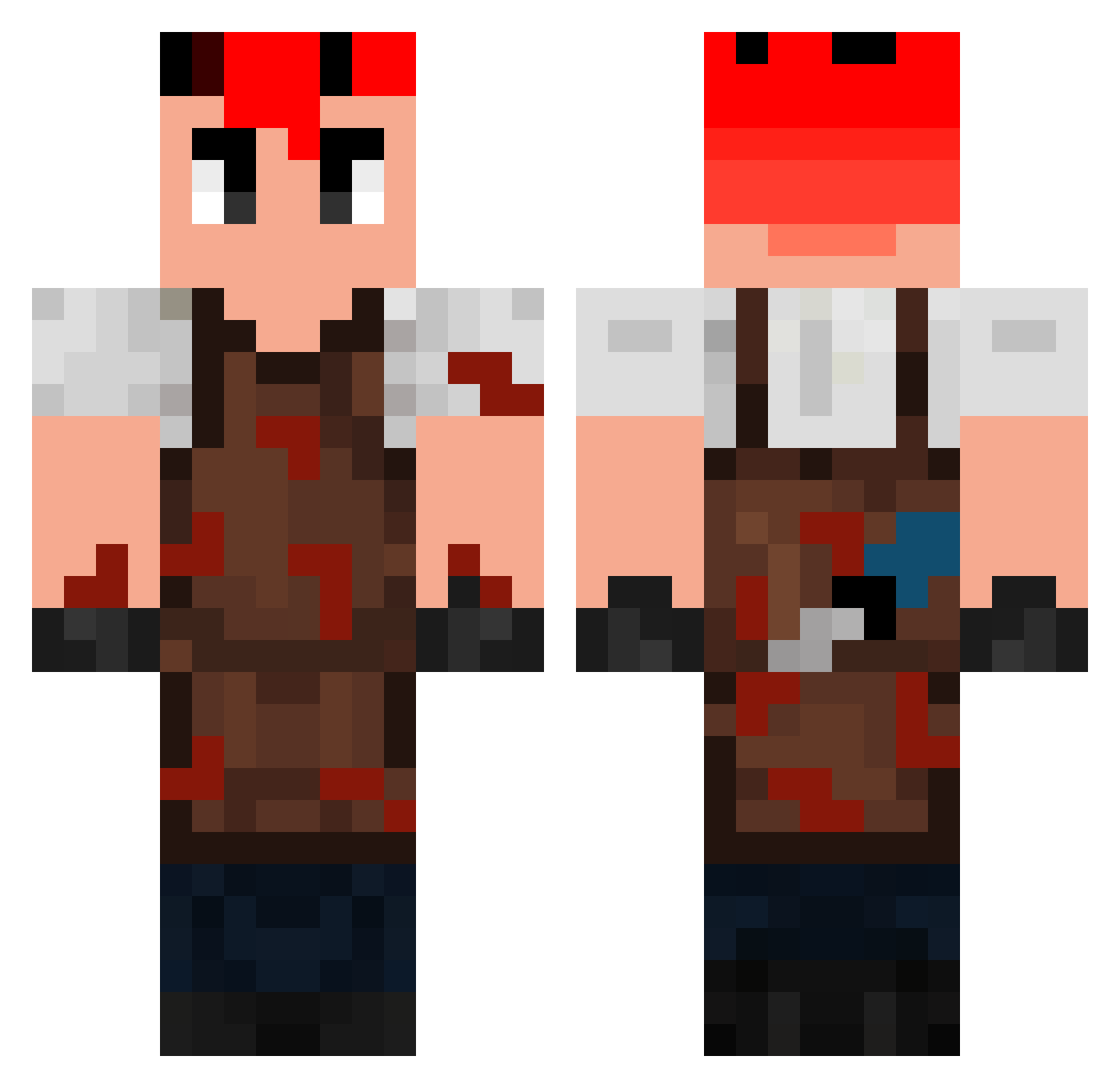 _gonzq Minecraft skin, front and back view