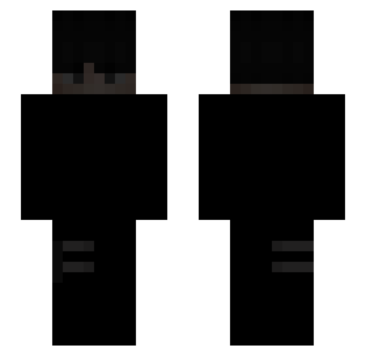 sameoldmistakes Minecraft skin, front and back view