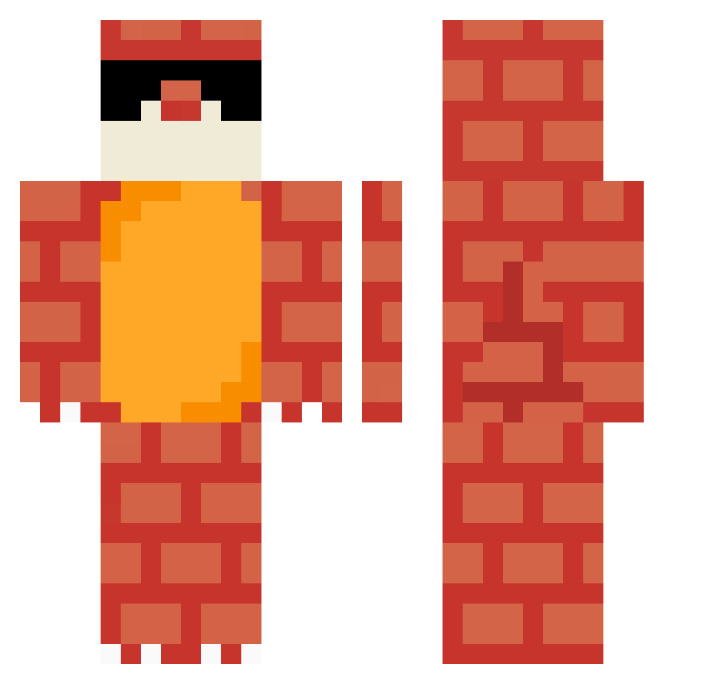 th3_qwilzy Minecraft skin, front and back view