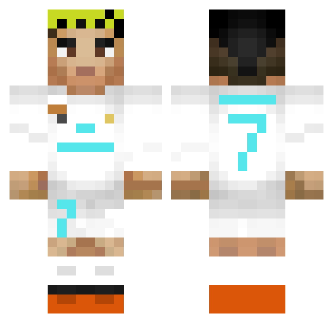 gastyyag Minecraft skin, front and back view