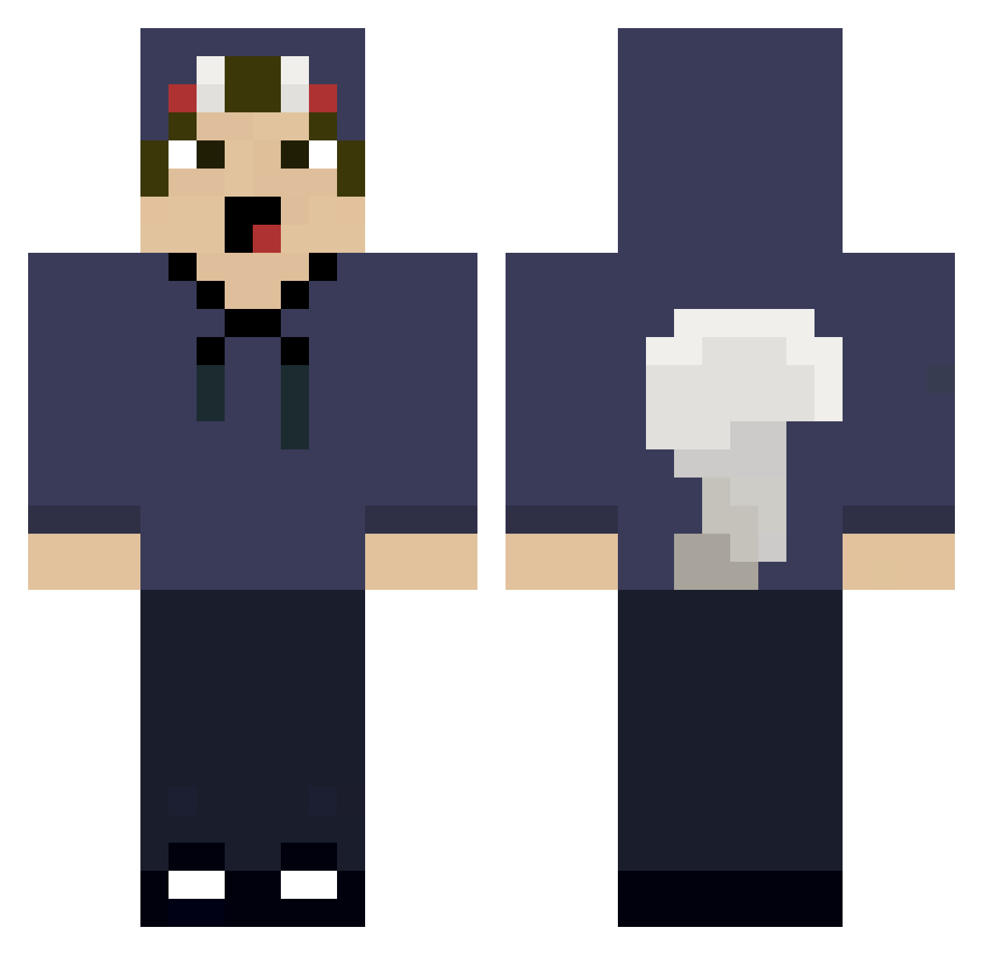 KriegerMo2023 Minecraft skin, front and back view