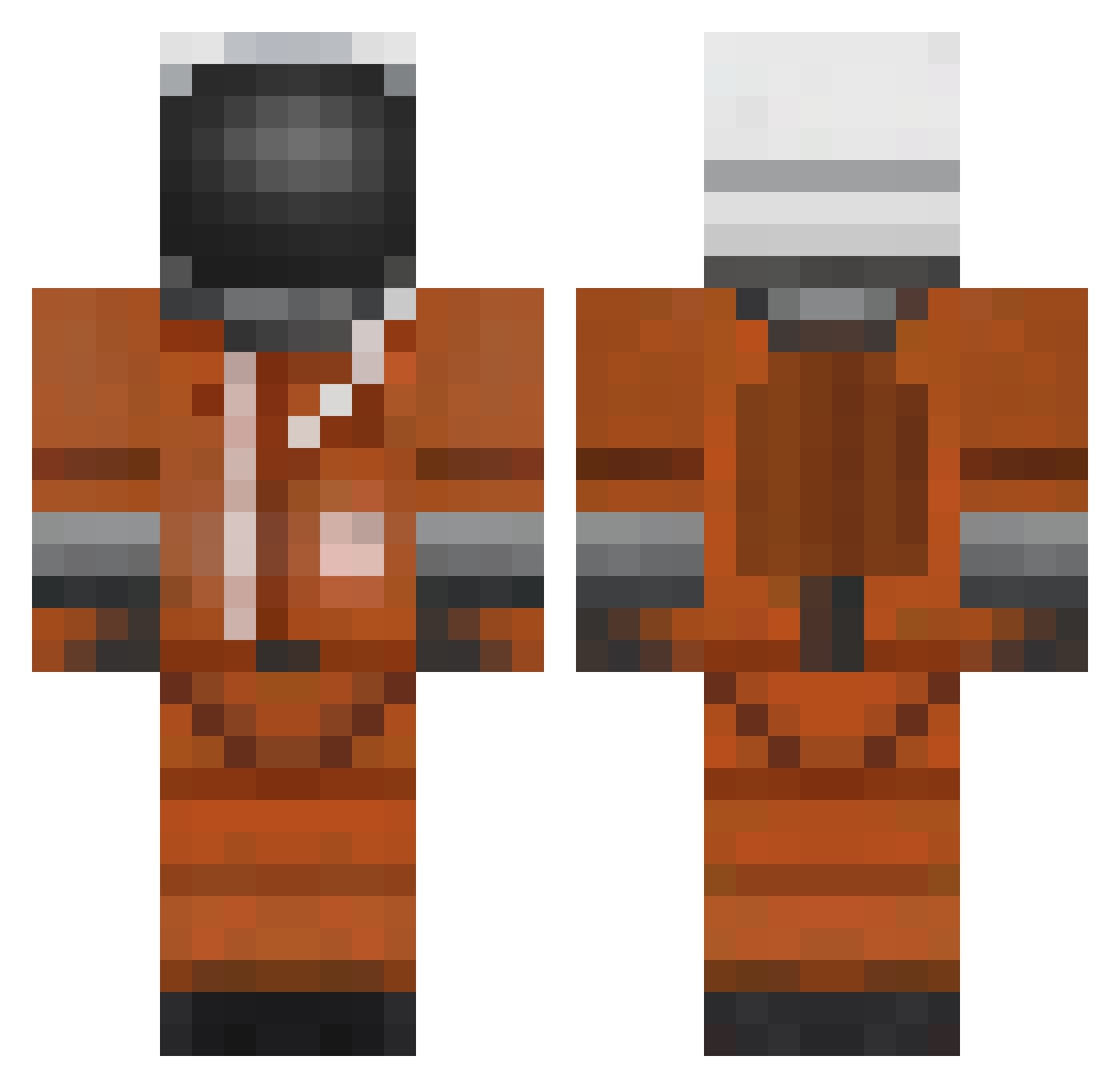 Sota442 Minecraft skin, front and back view