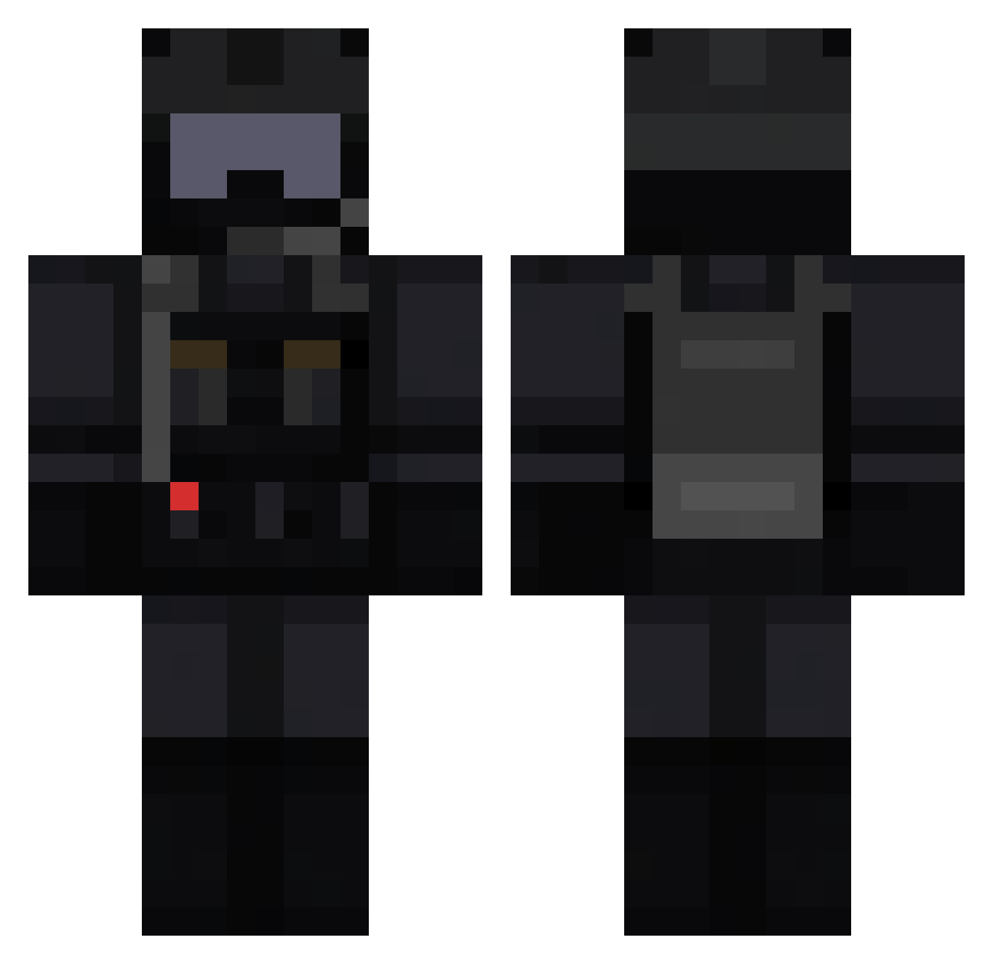 swizzix_ Minecraft skin, front and back view