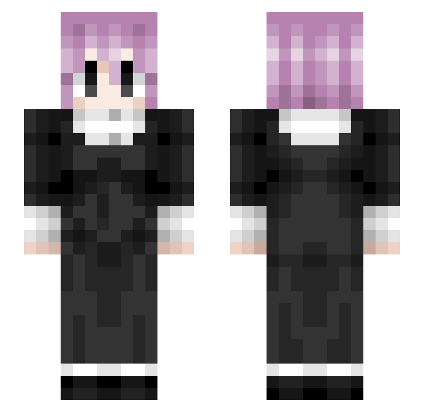 sukunaglazer1 Minecraft skin, front and back view