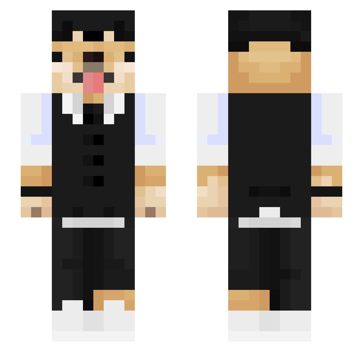 Pumach_ Minecraft skin, front and back view