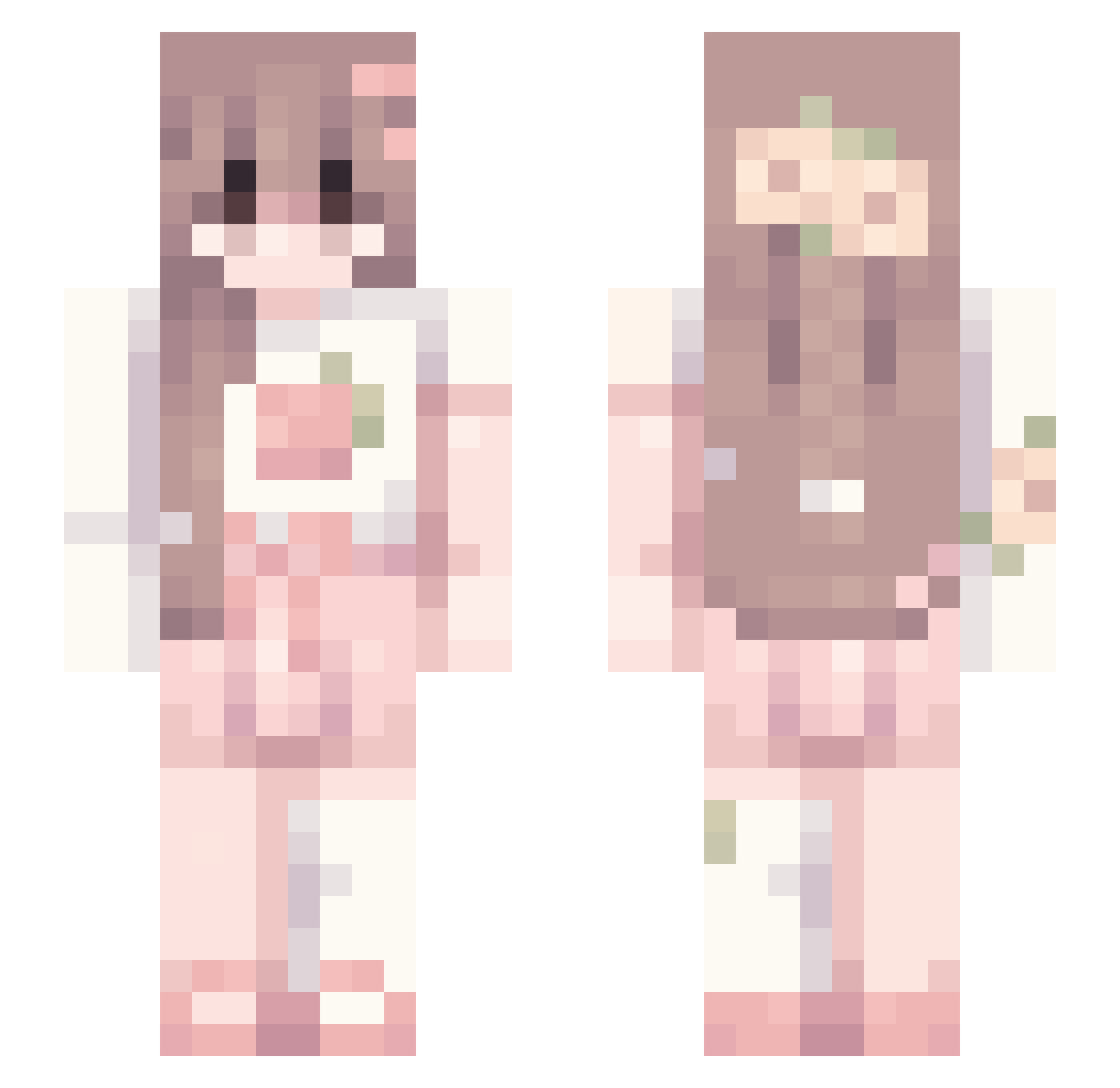 Elron_Lam Minecraft skin, front and back view