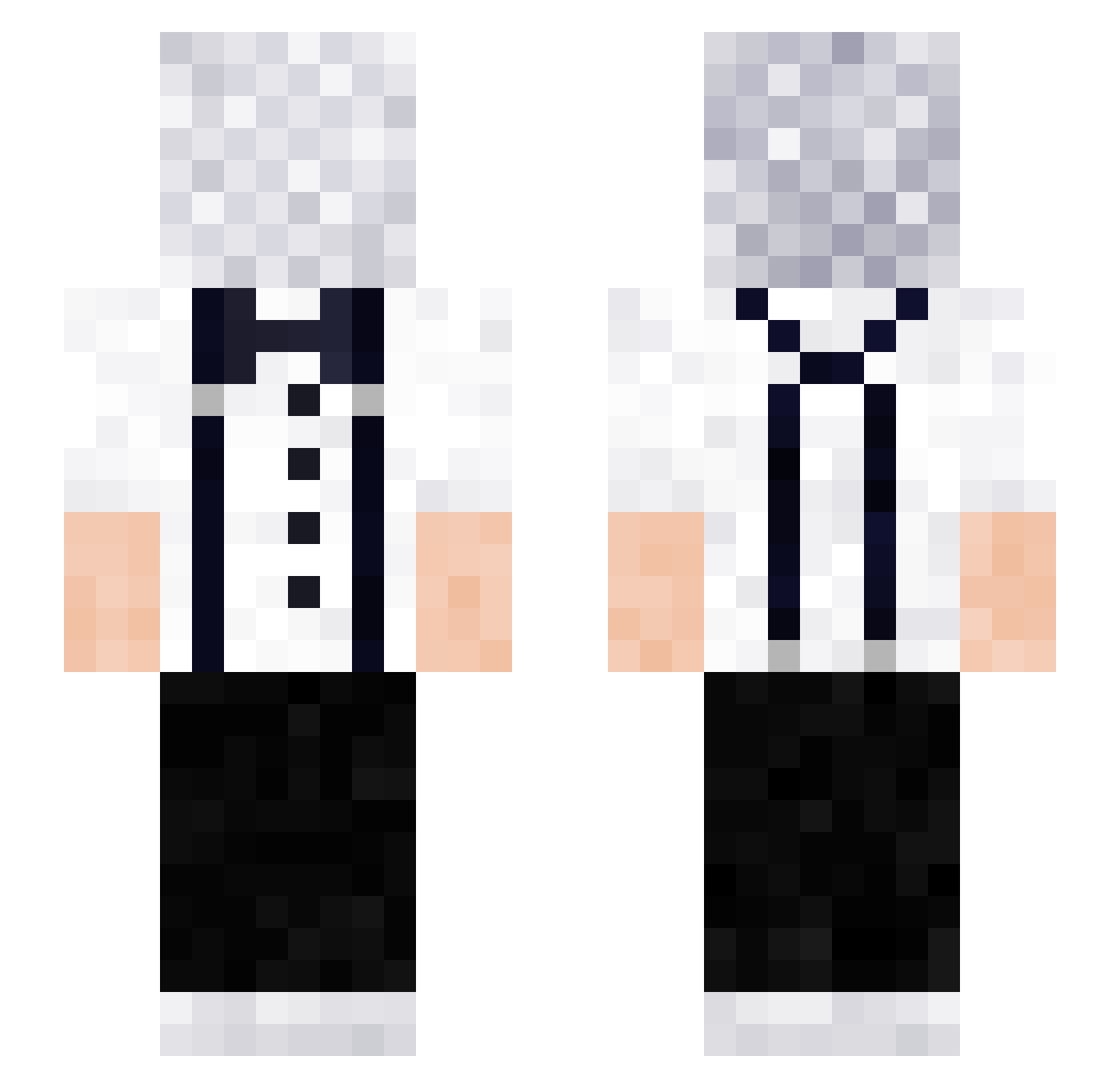 Disco_Stan Minecraft skin, front and back view