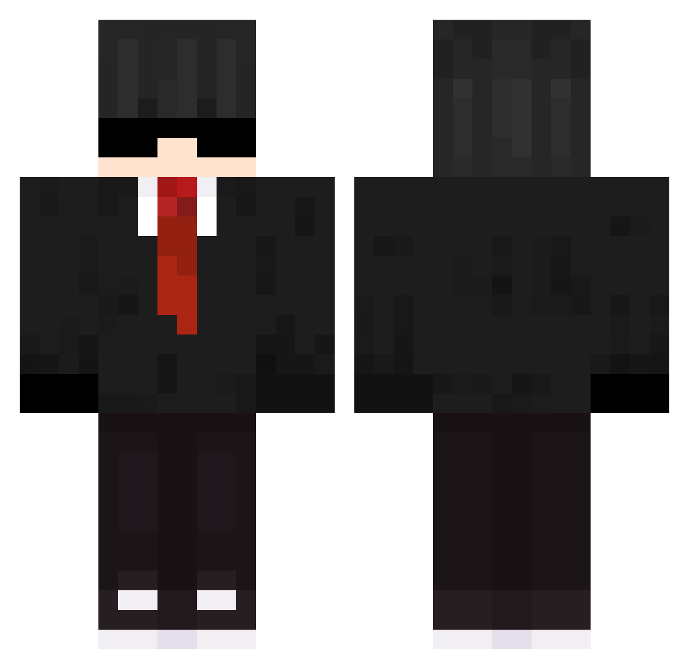 ArpitDragon Minecraft skin, front and back view