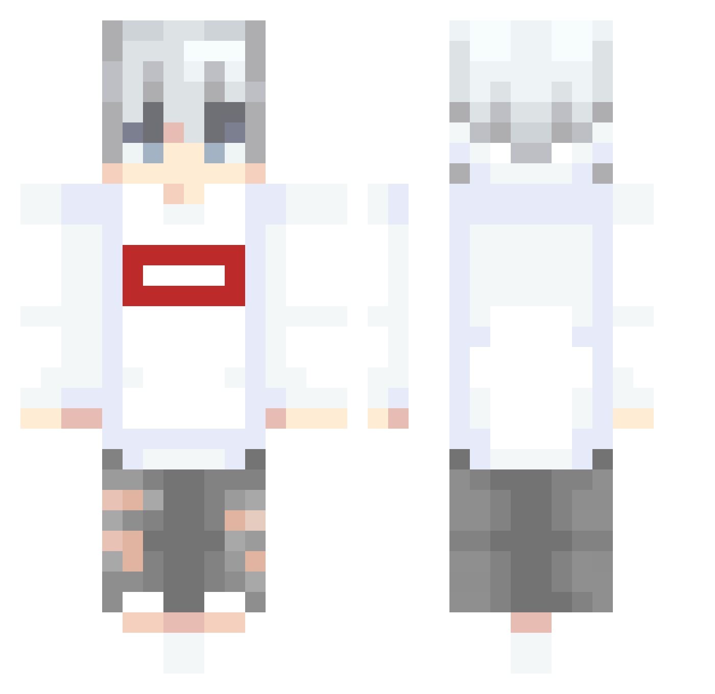 janez_ Minecraft skin, front and back view