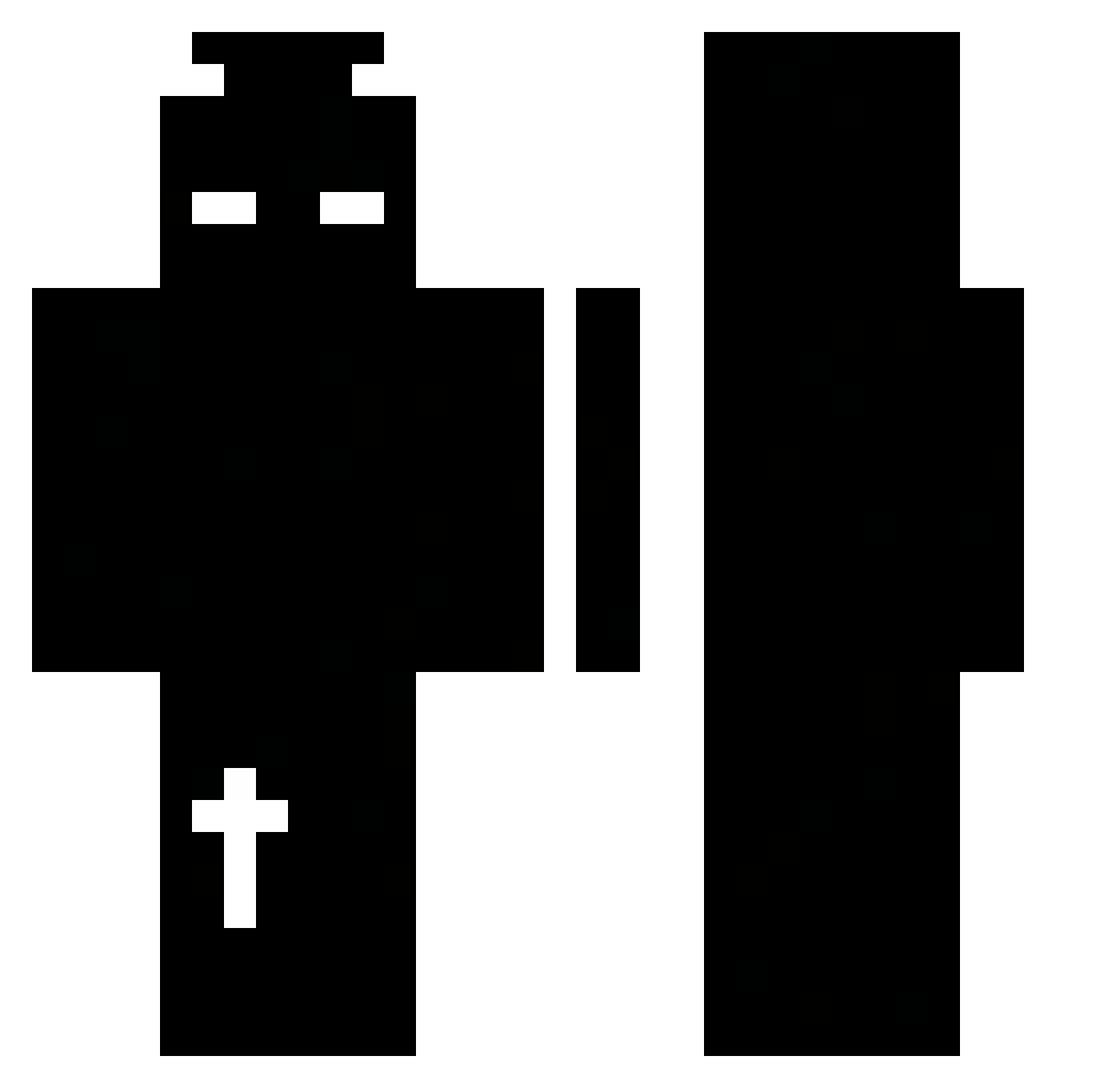 L3V16TH6N Minecraft skin, front and back view