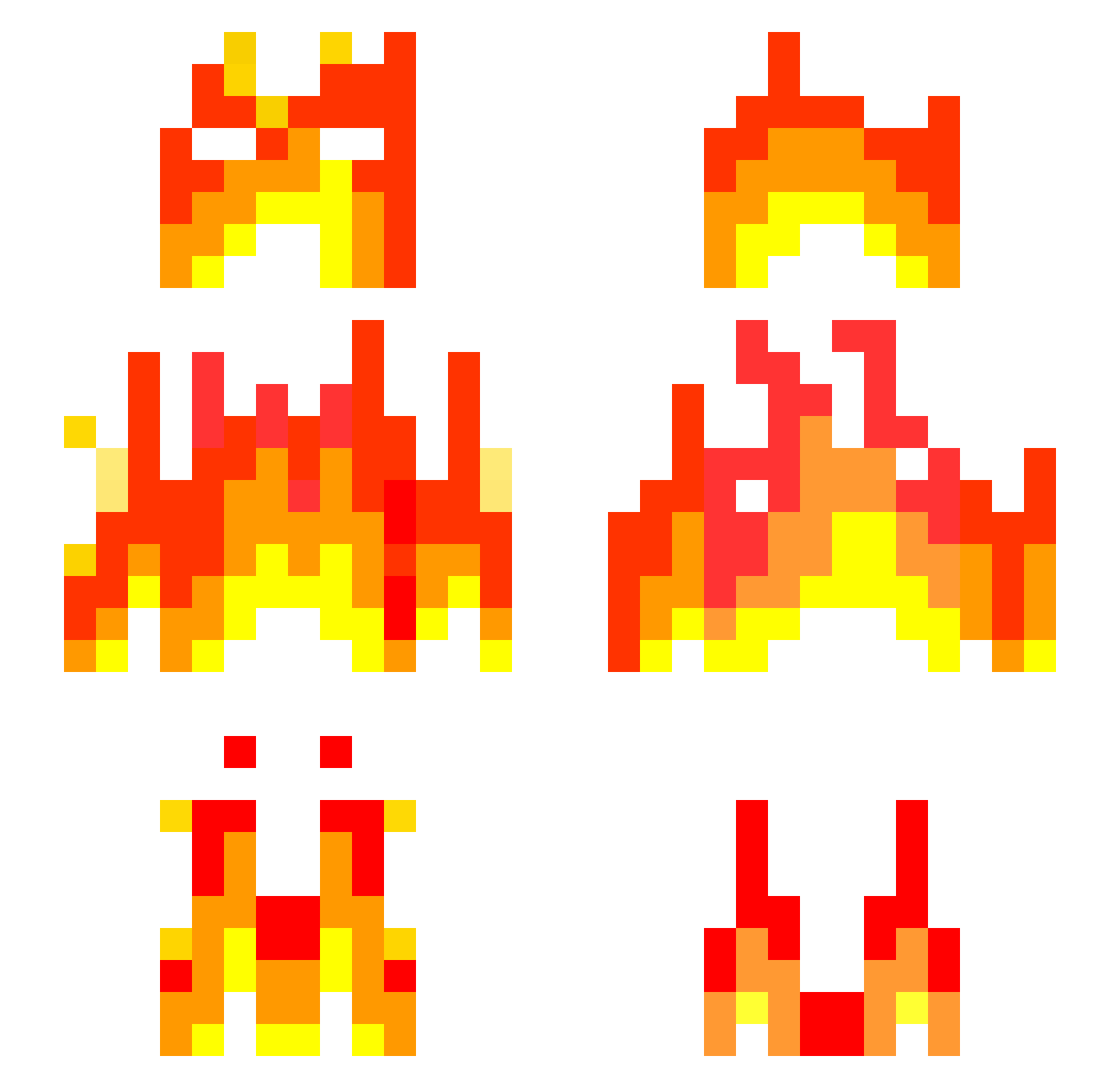 BlazingEmberPlay Minecraft skin, front and back view