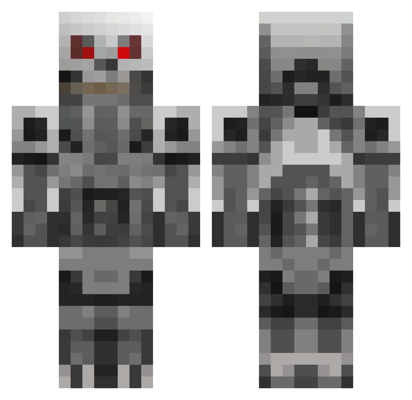 SwegWaWhoEatChez Minecraft skin, front and back view