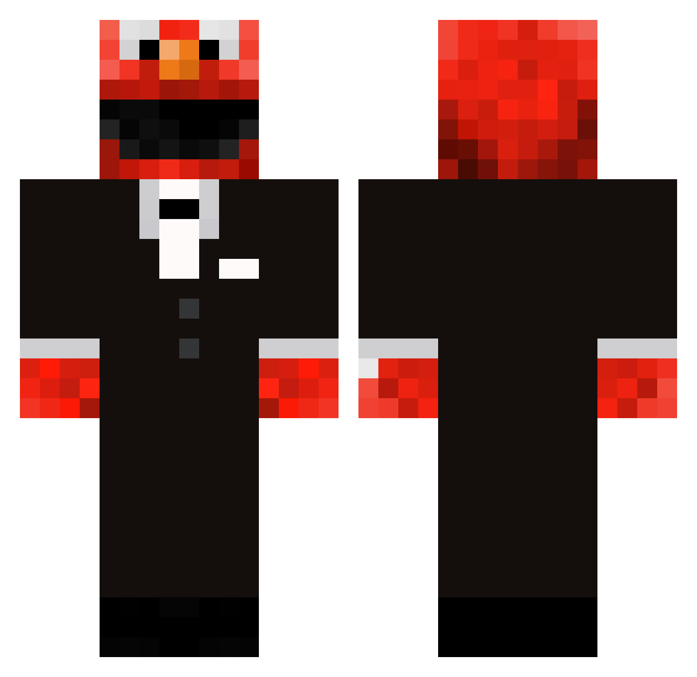 Nikita_Limonov Minecraft skin, front and back view