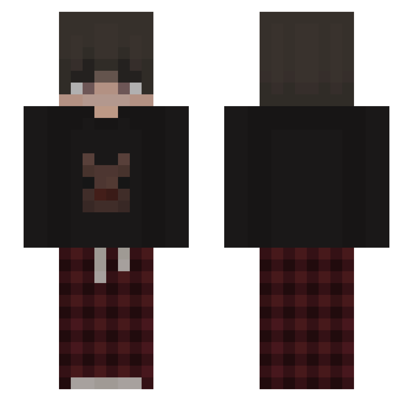sct_michal4 Minecraft skin, front and back view