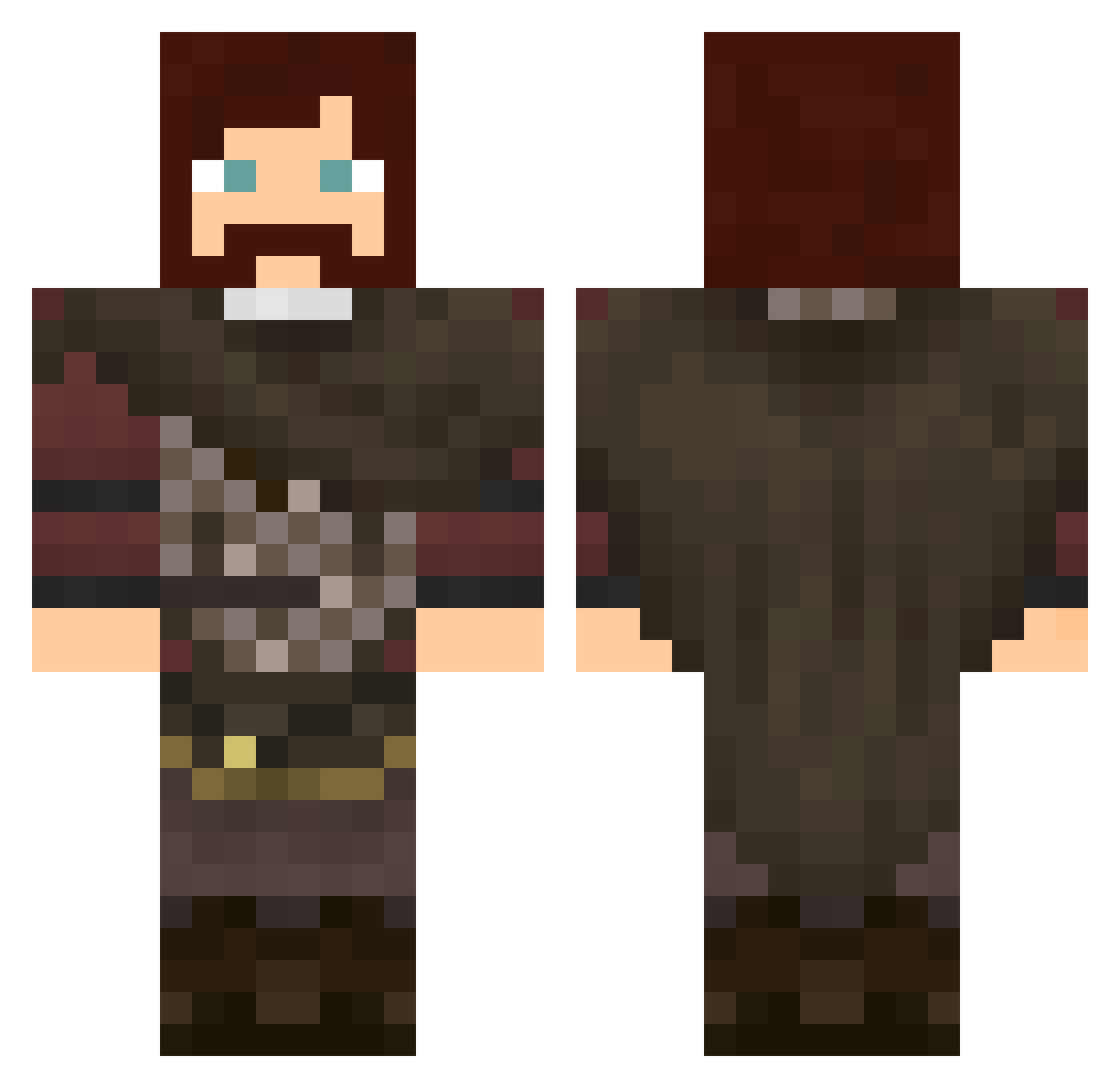 smonkh_ Minecraft skin, front and back view