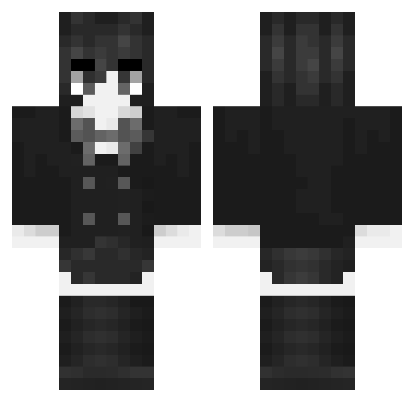 FreneticYouth Minecraft skin, front and back view