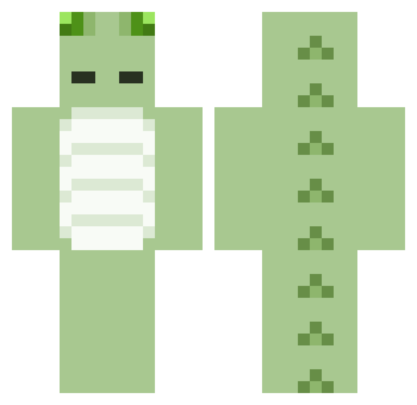 4__Federn Minecraft skin, front and back view