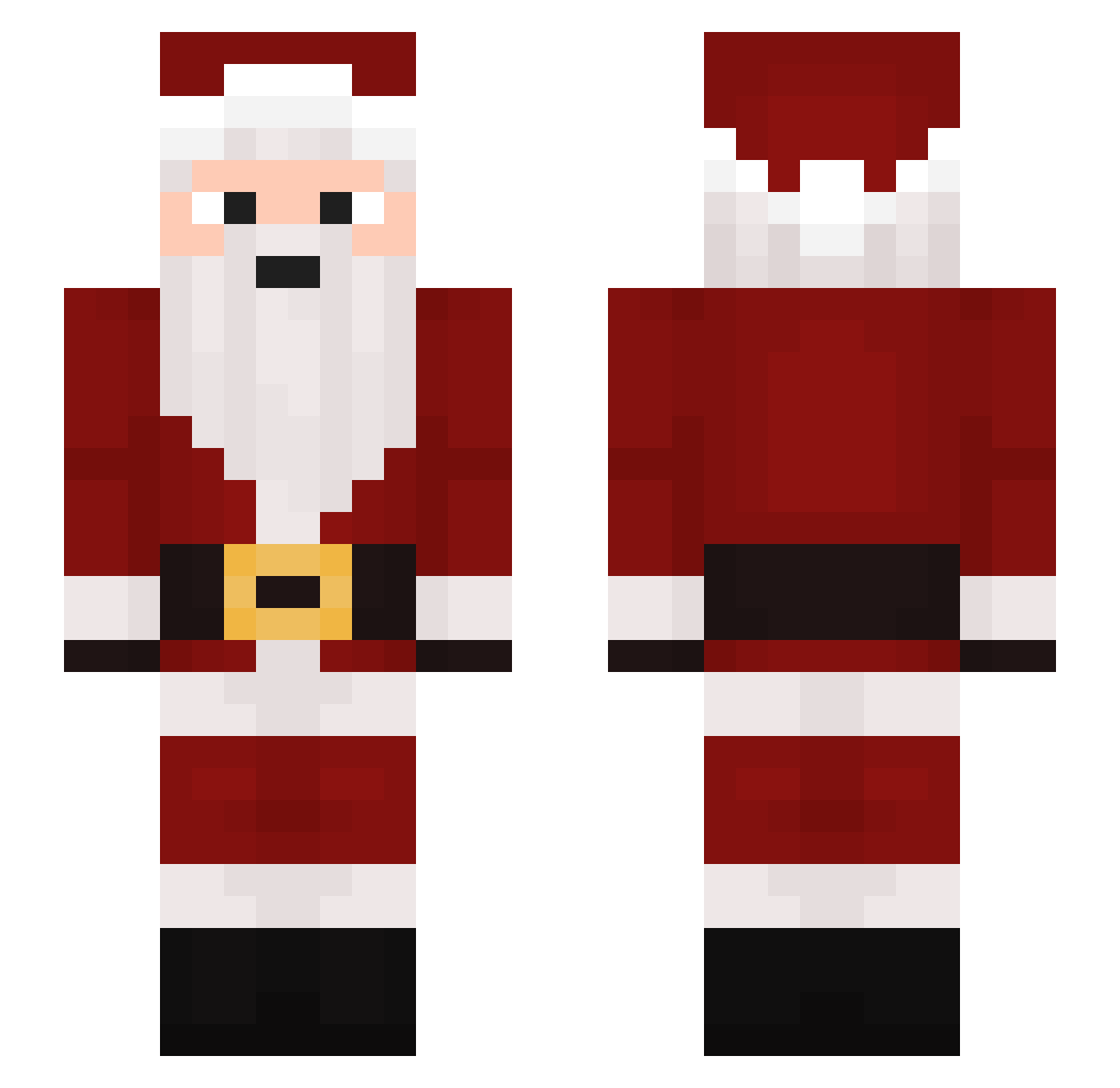 xXSARAHDXx Minecraft skin, front and back view