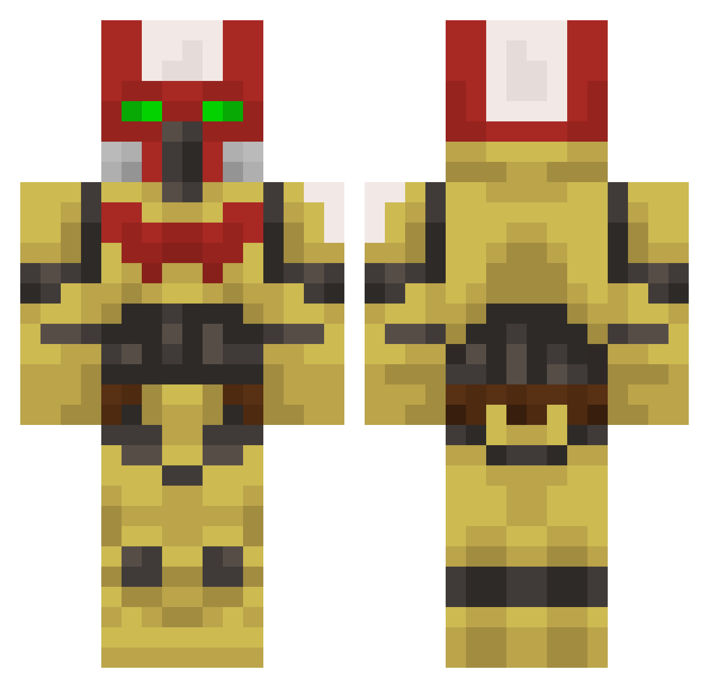 gooooood233 Minecraft skin, front and back view