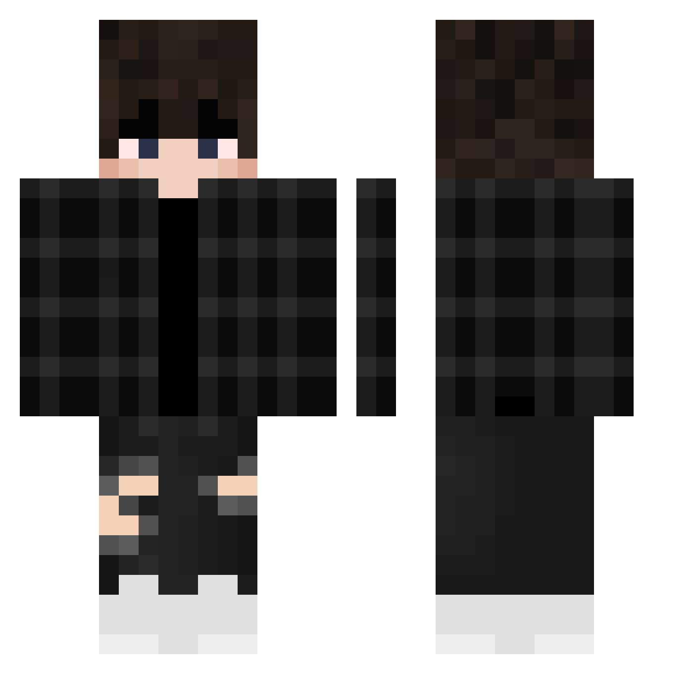 TLBytb_ Minecraft skin, front and back view